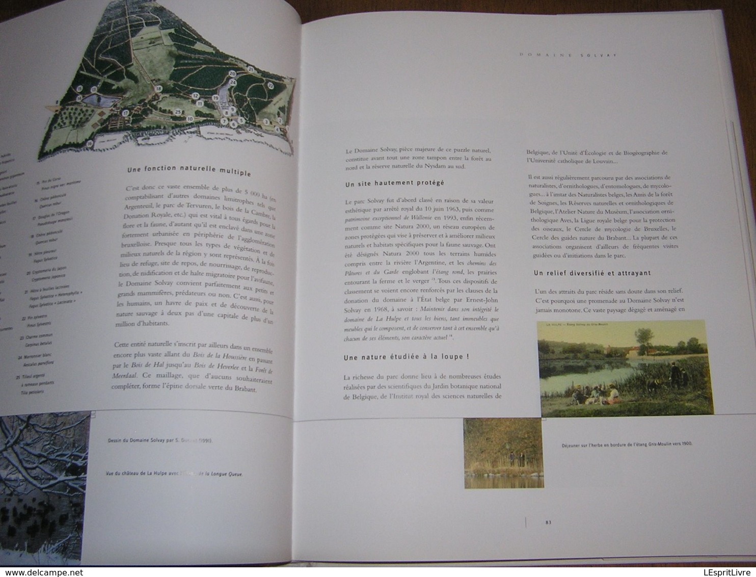 A LA DECOUVERTE DU DOMAINE SOLVAY Régionalisme La Hulpe Forêt de Soignes Bruxelles Folon Horta Patrimoine Histoire