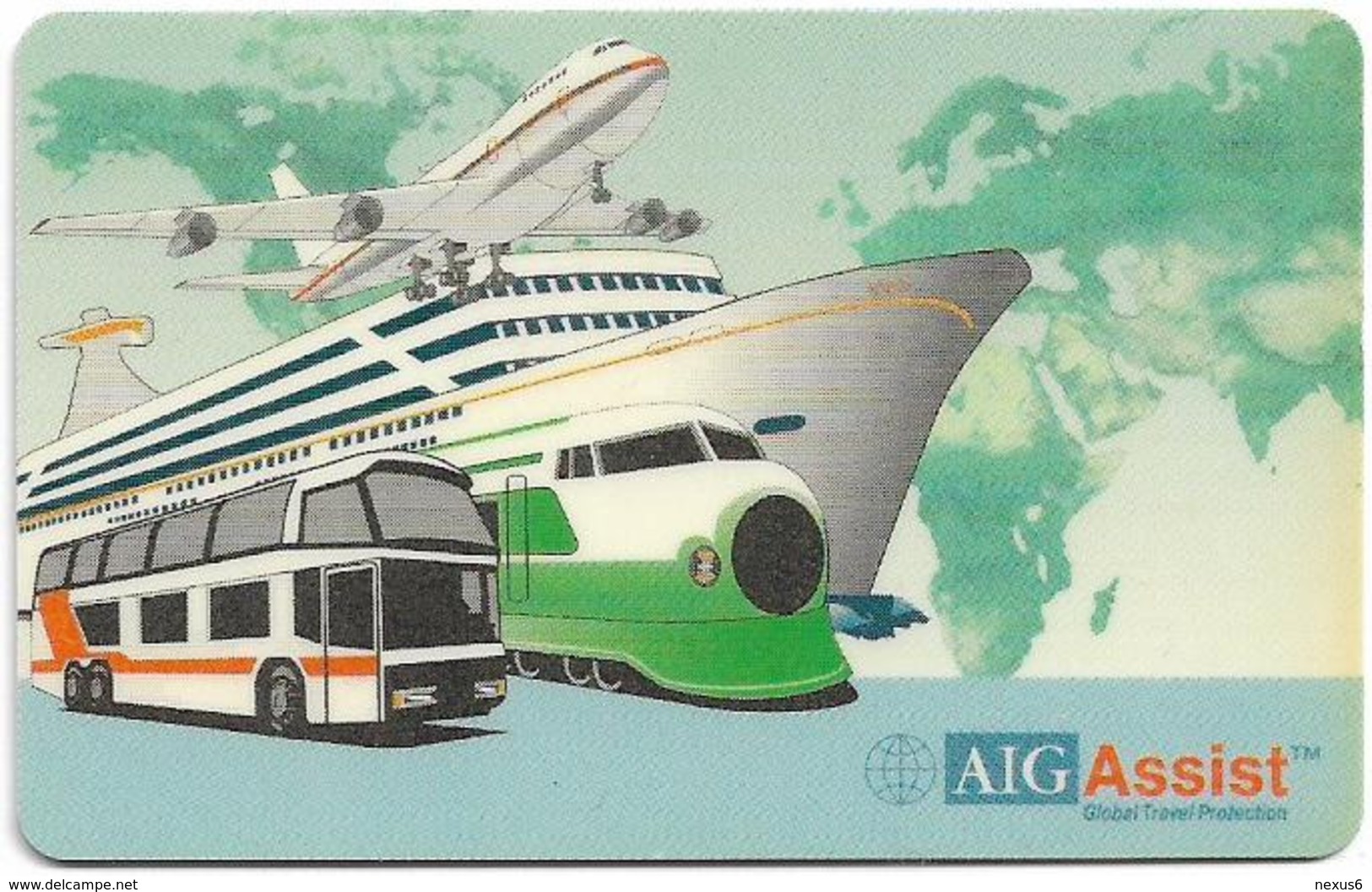 Russia - Aig Assist Global Travel Insurance Card - Autres & Non Classés