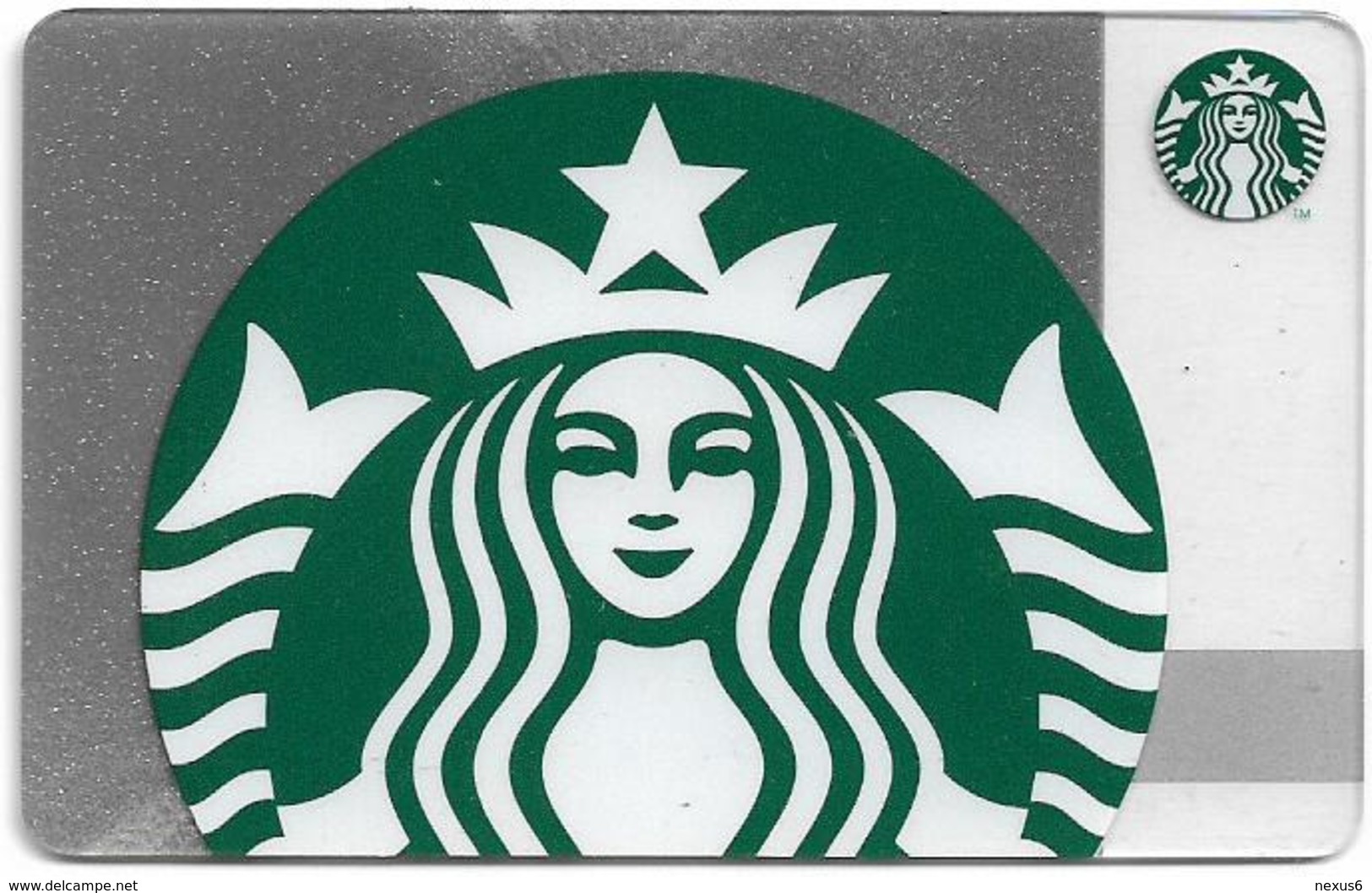 Cyprus Starbucks Giftcard - Silver Sparkle Siren (2018) - Cn.6163, Unused - Gift Cards