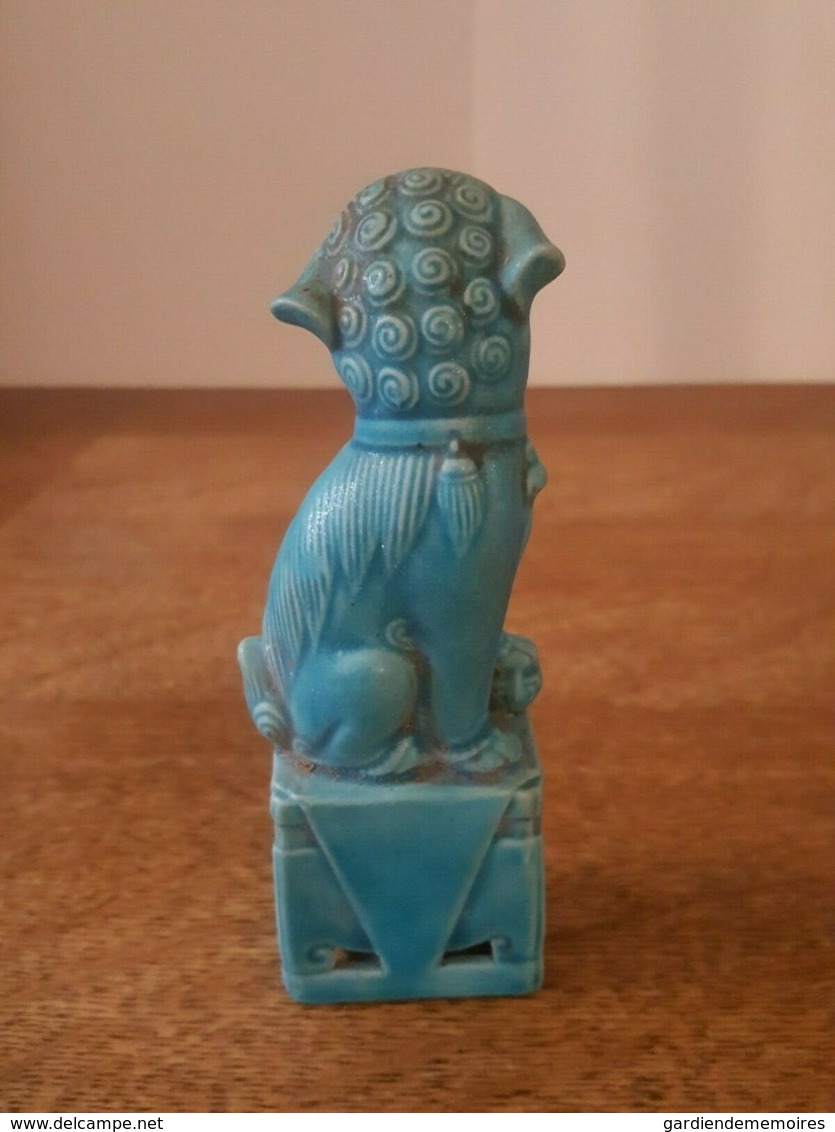 Ancienne Statuette - Chien De Fô Foo - Porcelaine De Chine, China, 富狗 中國瓷器 - Art Asiatique