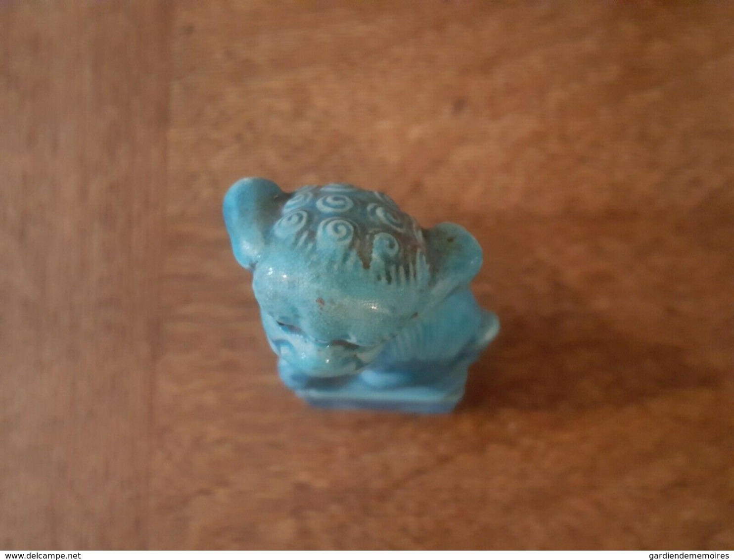 Ancienne Statuette - Chien de Fô Foo - Porcelaine de Chine, China, 富狗 中國瓷器