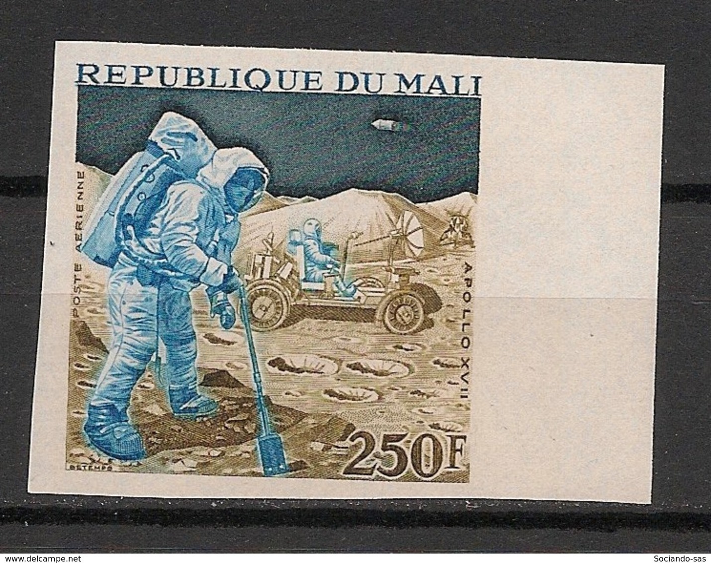 Mali - 1973 - PA N°Yv. 176 - Apollo XVII - Non Dentelé / Imperf. - Neuf Luxe ** / MNH / Postfrisch - Afrique