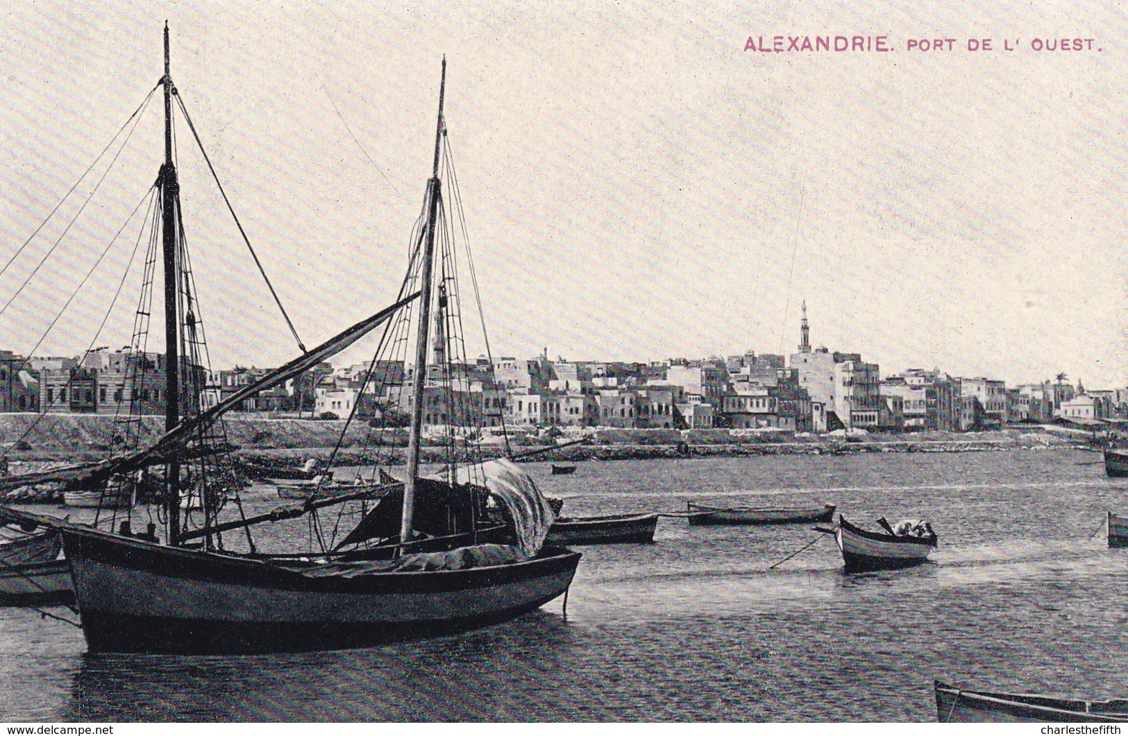 EGYPTE - EGYPT - ALEXANDRIE - PORT DE L'OUEST - Virgin Card ! - Alexandrie