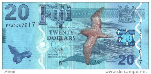 FIJI P. 117 20 D 2012 UNC - Figi