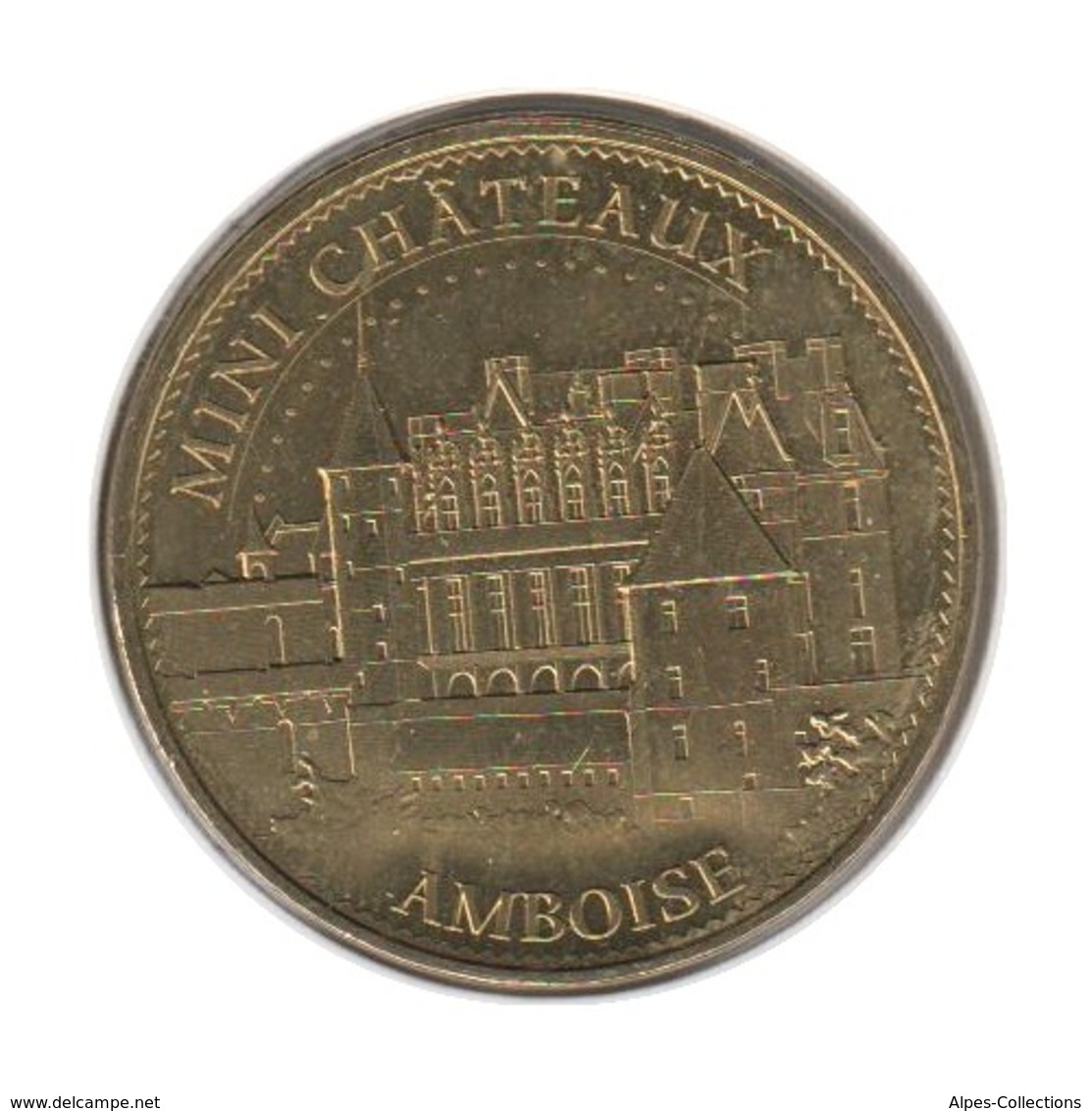 37004 - MEDAILLE TOURISTIQUE MONNAIE DE PARIS 37 - Mini Château Amboise - 2015 - 2003