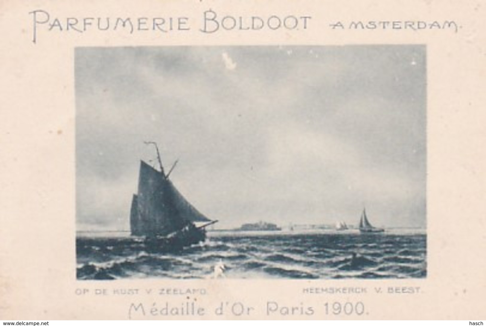 193717Parfumerie Boldoot Amsterdam (op De Kust V. Zeeland) Heemskerck V. Beest (kleine Beschadigingen  Kaartje) - Andere & Zonder Classificatie