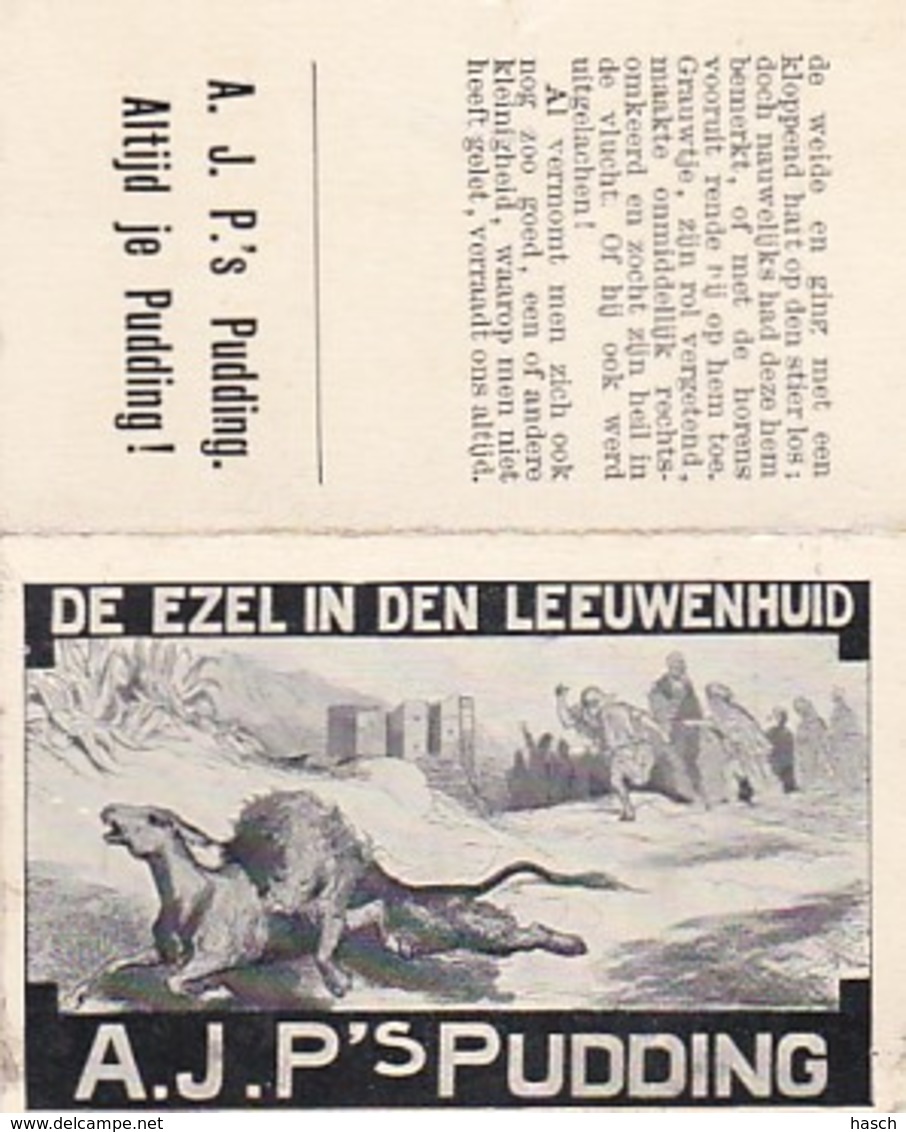 193776A.J.P,s Pudding (Fabelen Van La Fontaine) De Ezel In De Leeuwenhuid - Andere & Zonder Classificatie