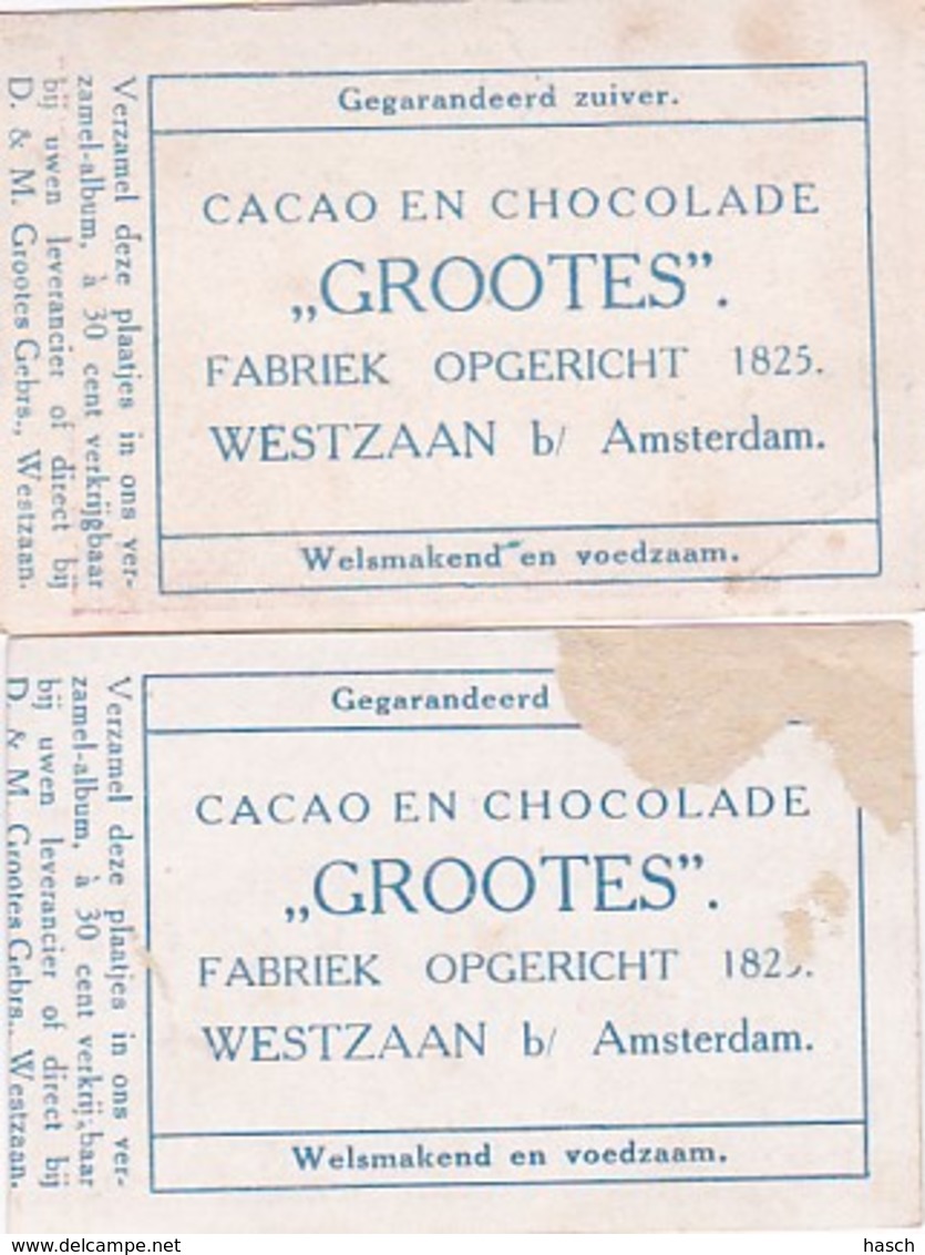 193792Cacao En Chocolade ,,Grootes  Fabriek Opgericht 1825 Westzaan Verzamel Plaatjes No. 86 Wijk Aan Zee - Chocolat