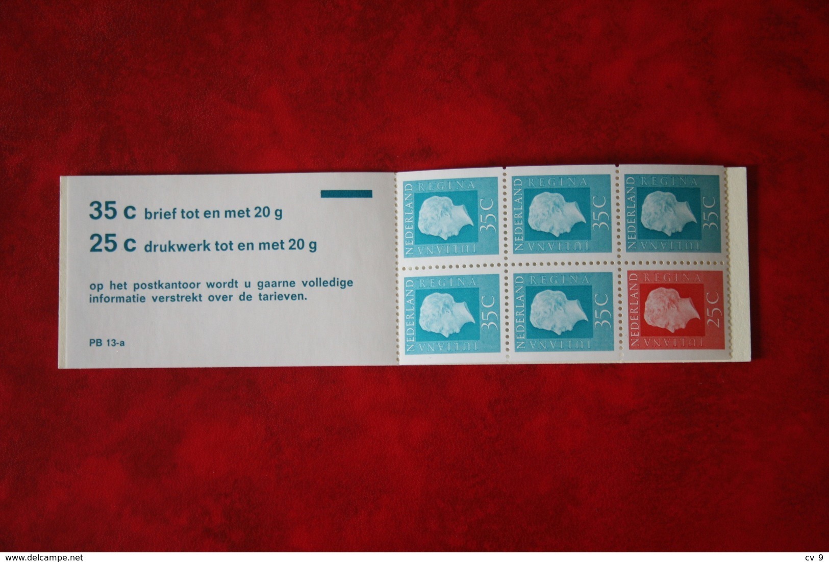 Postzegelboekje/heftchen Stamp Booklet - NVPH Nr. PB13a PB 13a (Mi MH 14) 1973 - POSTFRIS / MNH  NEDERLAND / NETHERLANDS - Markenheftchen Und Rollen