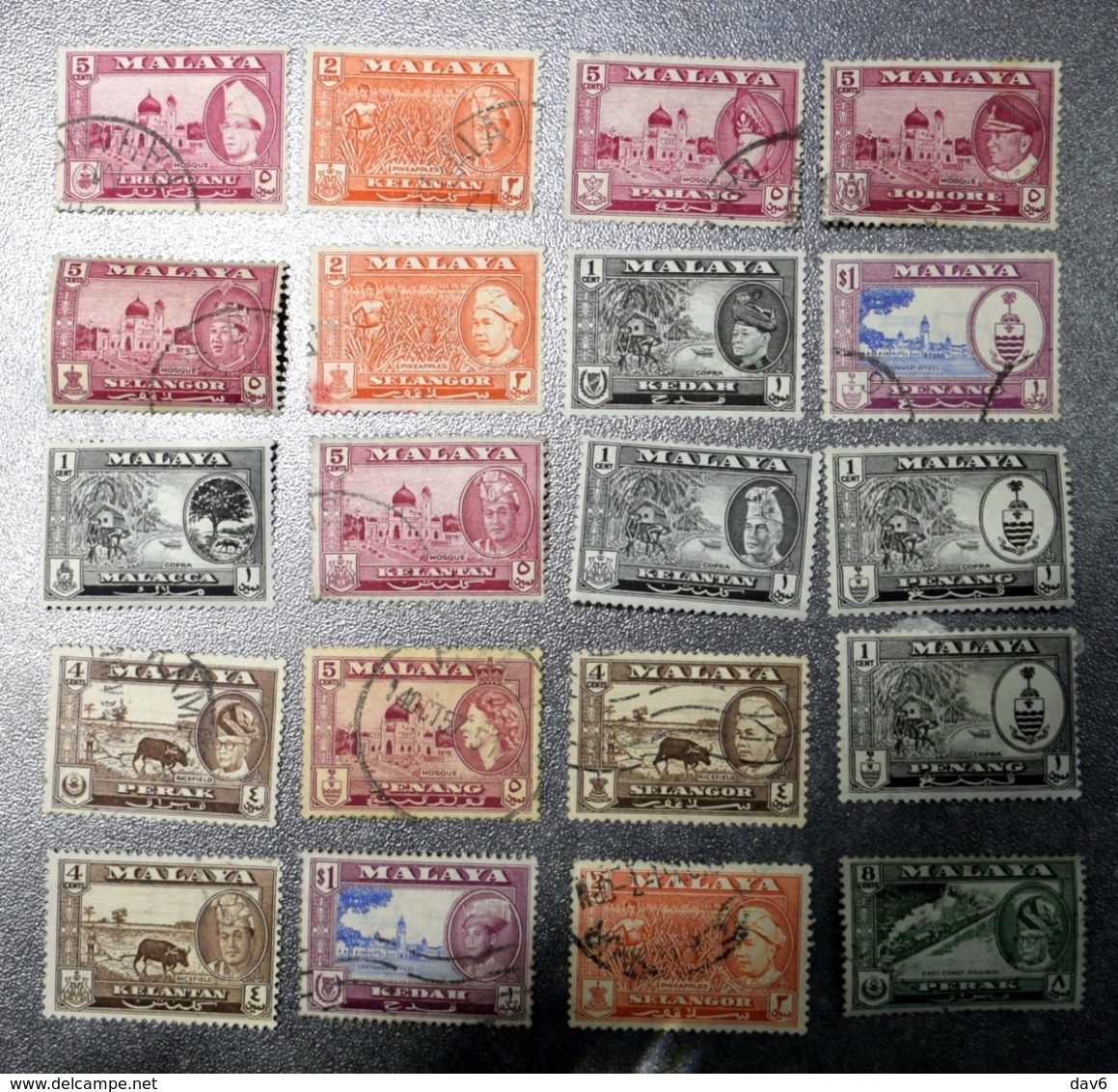 MALAYSIA  STAMPS  States  1957   Used And A Few MM      ~~L@@K~~ - Fédération De Malaya