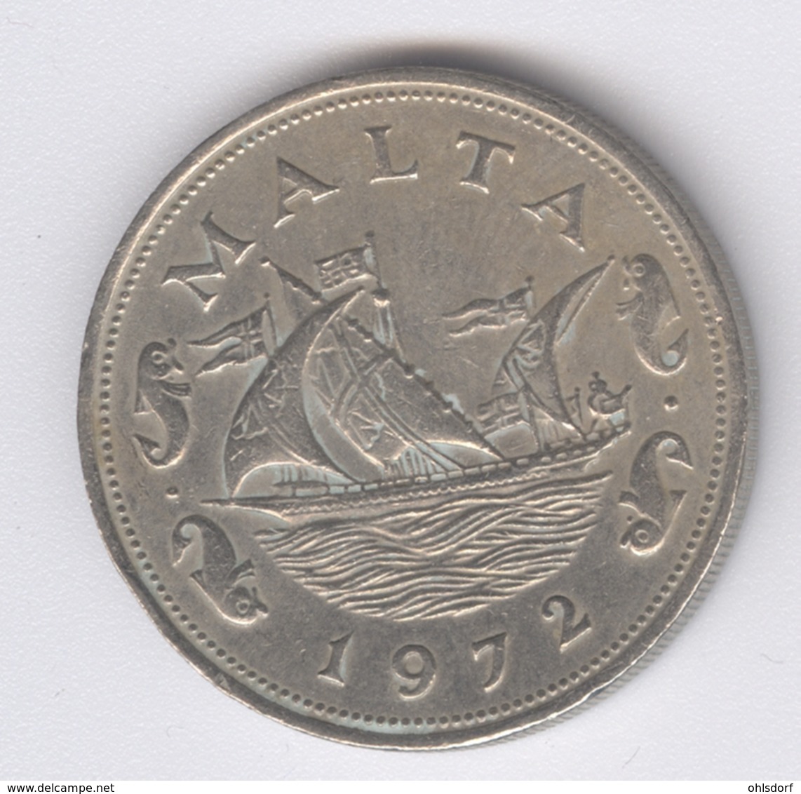 MALTA 1972: 10 Cents, KM 11 - Malta
