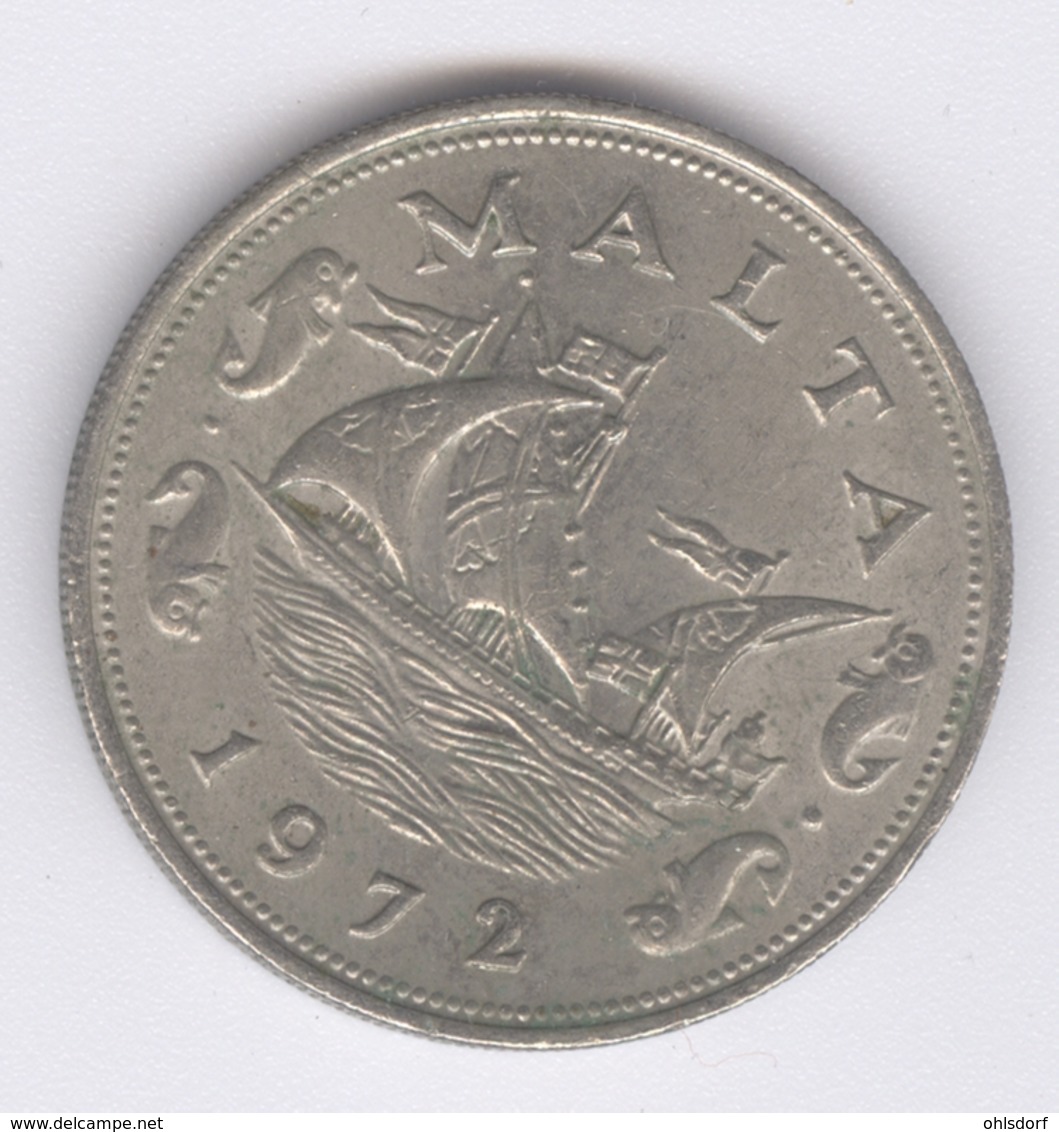 MALTA 1972: 10 Cents, KM 11 - Malte
