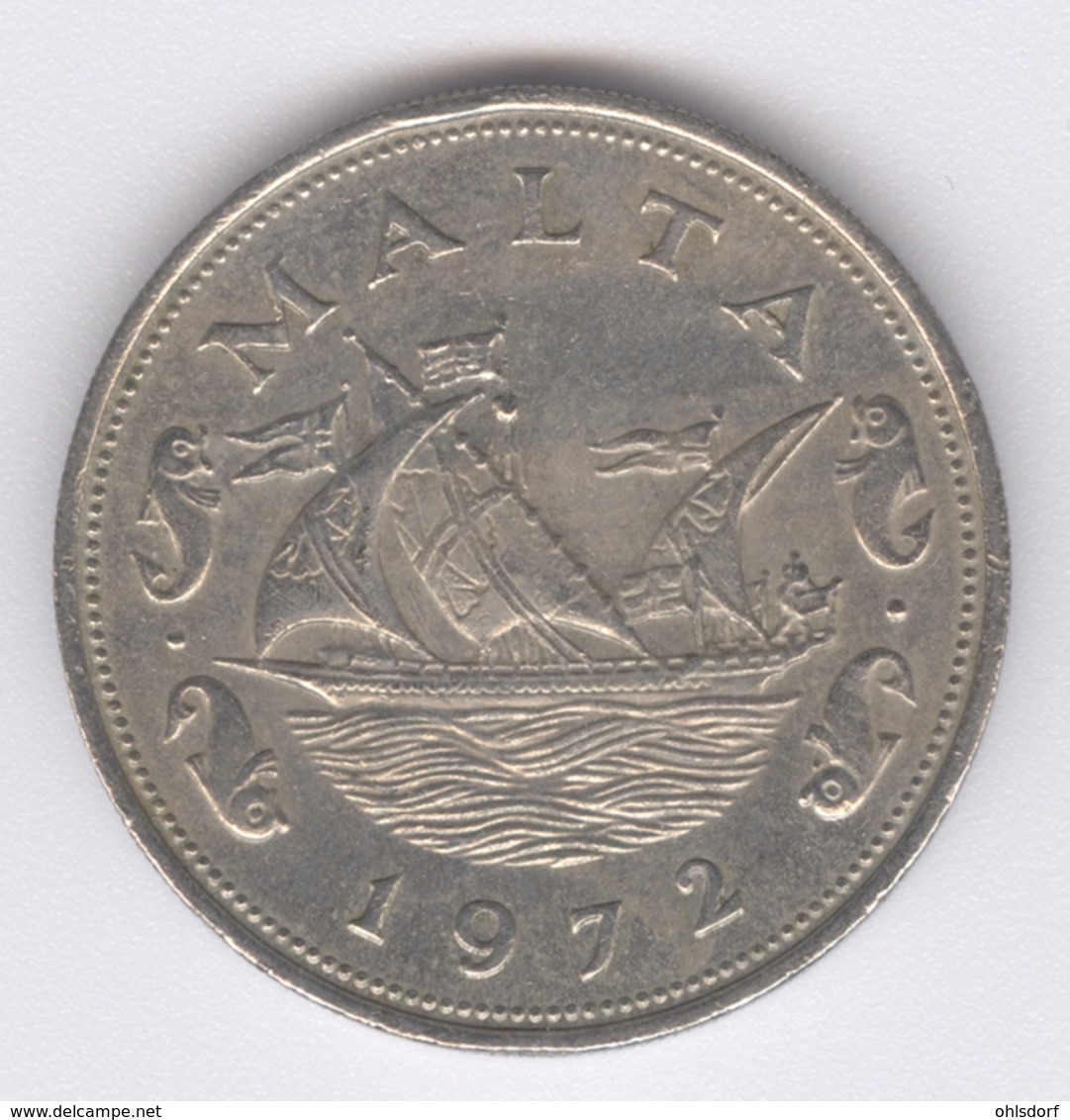 MALTA 1972: 10 Cents, KM 11 - Malte