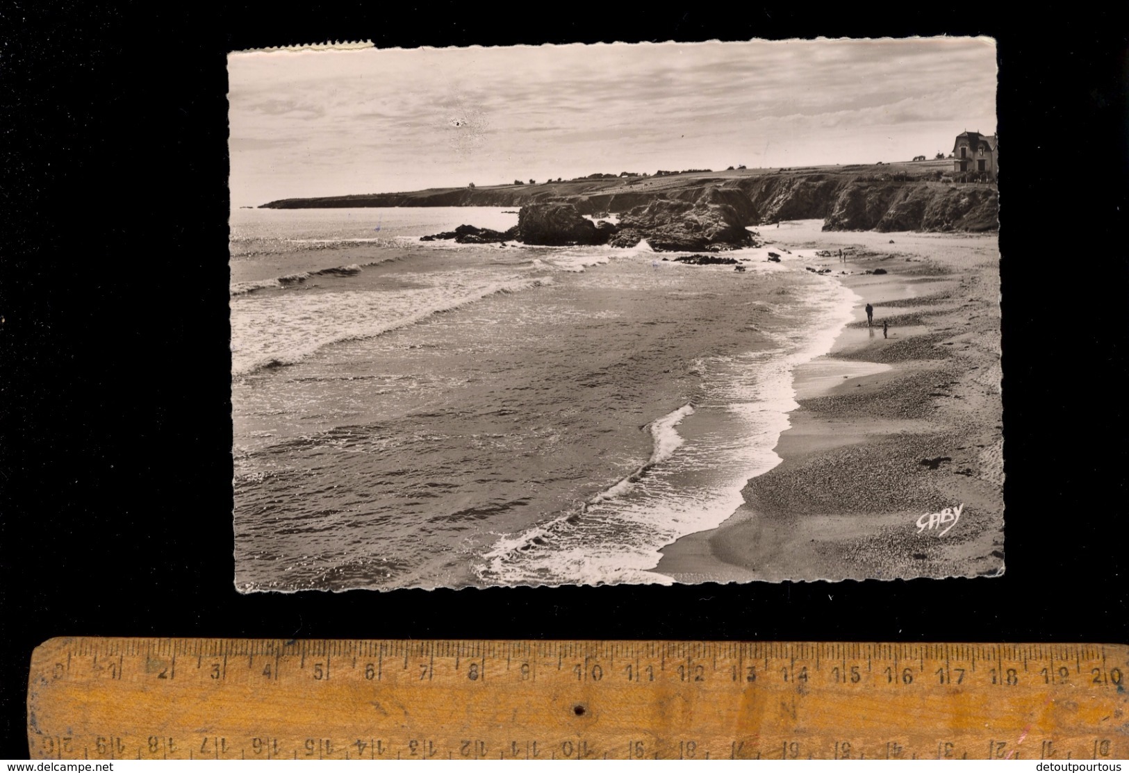 LE POULDU Finistère 29 : Hérou Plage Et La Pointe De Portsac  1958 - Le Pouldu