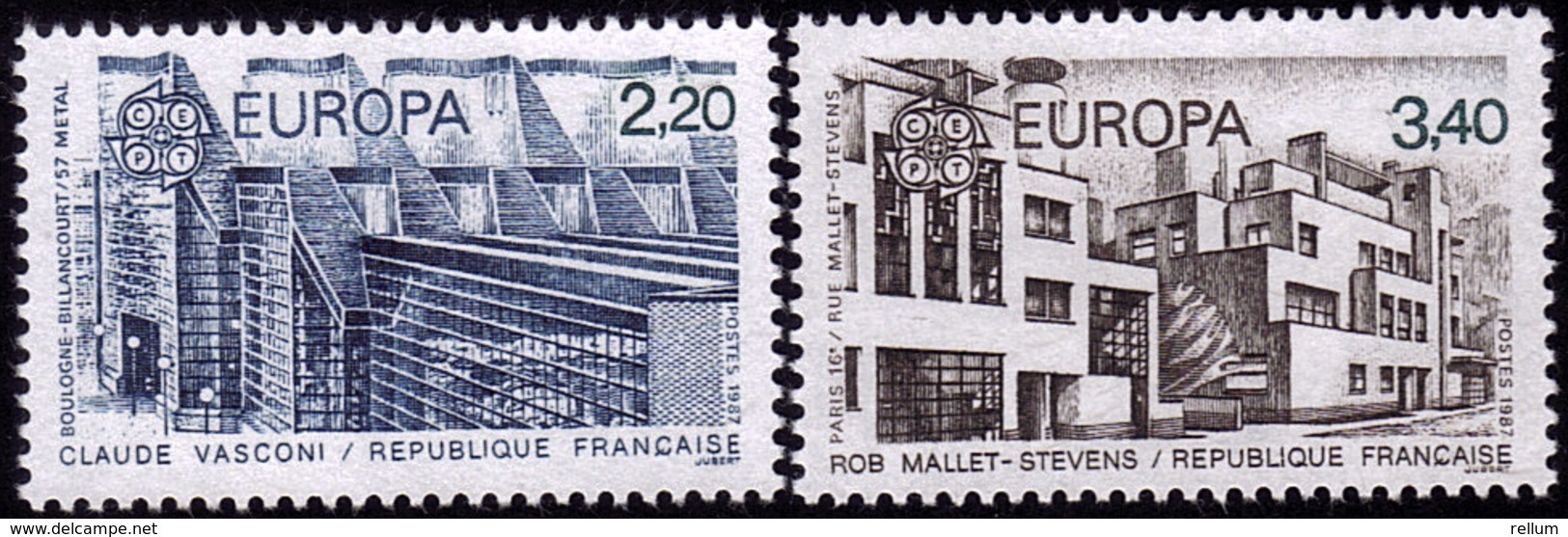 France - Europa CEPT 1987 - Yvert Nr. 2471/2472 - Michel Nr. 2603/2604  ** - 1987