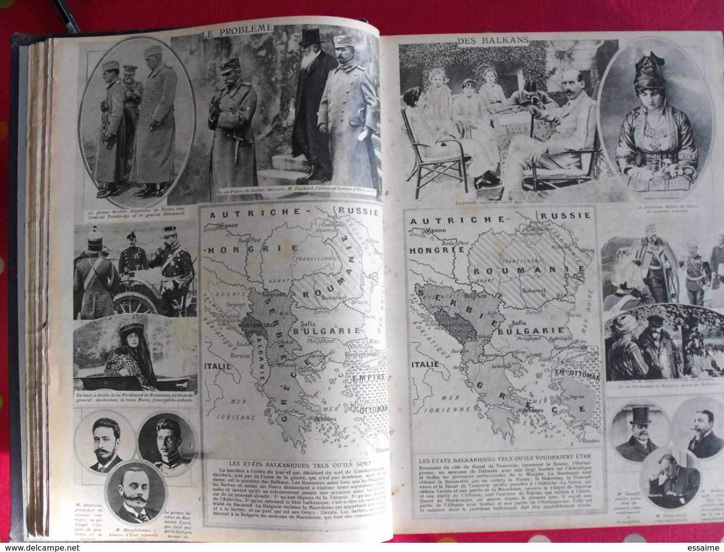 j'ai vu... 1915/16. 51 numéros. l'actualité de l'époque très illustrée pendant la guerre 14-18. recueil, reliure.