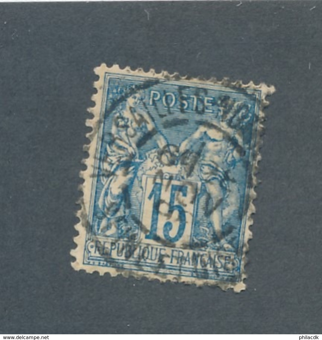 FRANCE - N°YT 90 OBLITERE AVEC CAD VERSAILLES DU 28/11/1898 - 1876-1898 Sage (Type II)