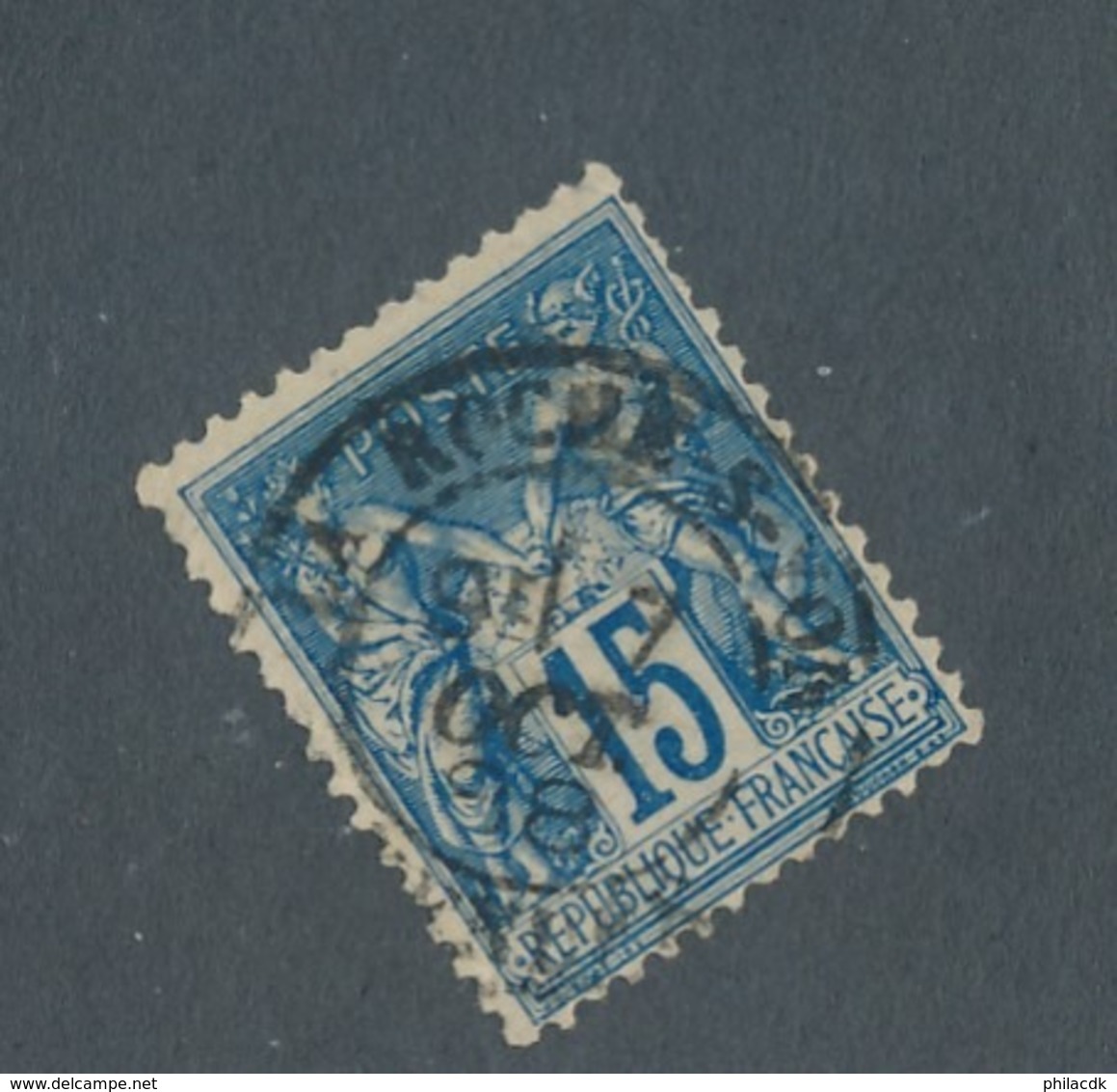 FRANCE - N°YT 90 OBLITERE CAD LA ROCHE SUR YON DU 07/10/1898 - 1876-1898 Sage (Type II)