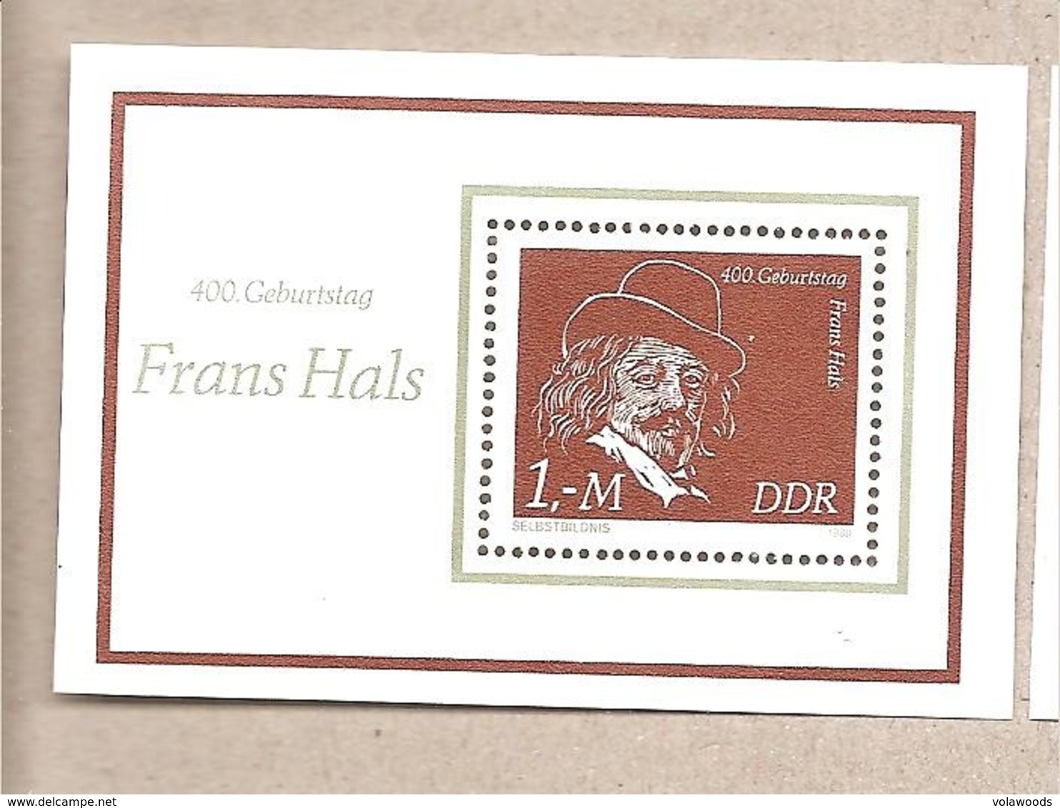 DDR - Foglietto Nuovo MNH: 400° Anniversario Della Nascita Di Frans Hals - 1980 * G - Nuovi