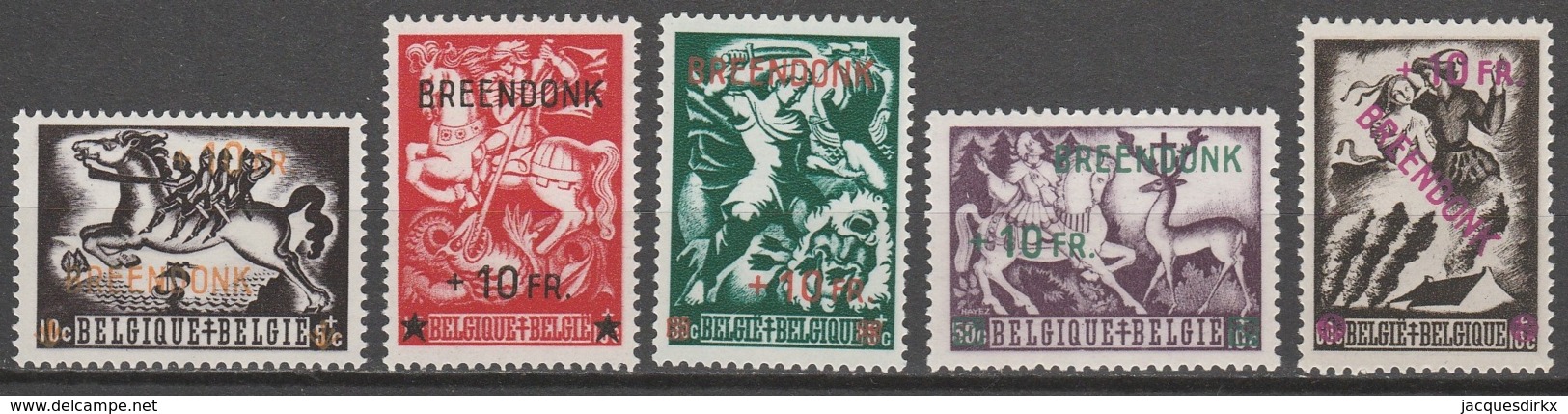 Belgie  .   OBP  .    PR 76/80    .    **    .  Postfris  .   /   .  Neuf SANS Charniere - Unused Stamps