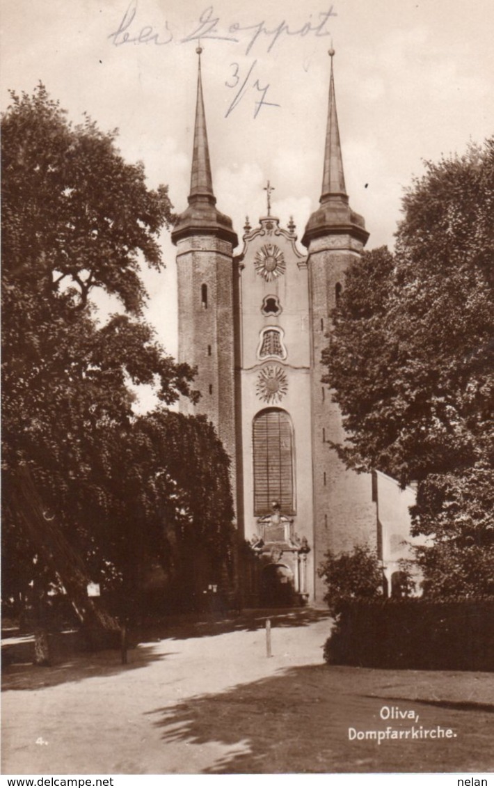 OLIVA-DOMPFARRKIRCHE-1937-TRINKS-POSTKARTE - Danzig