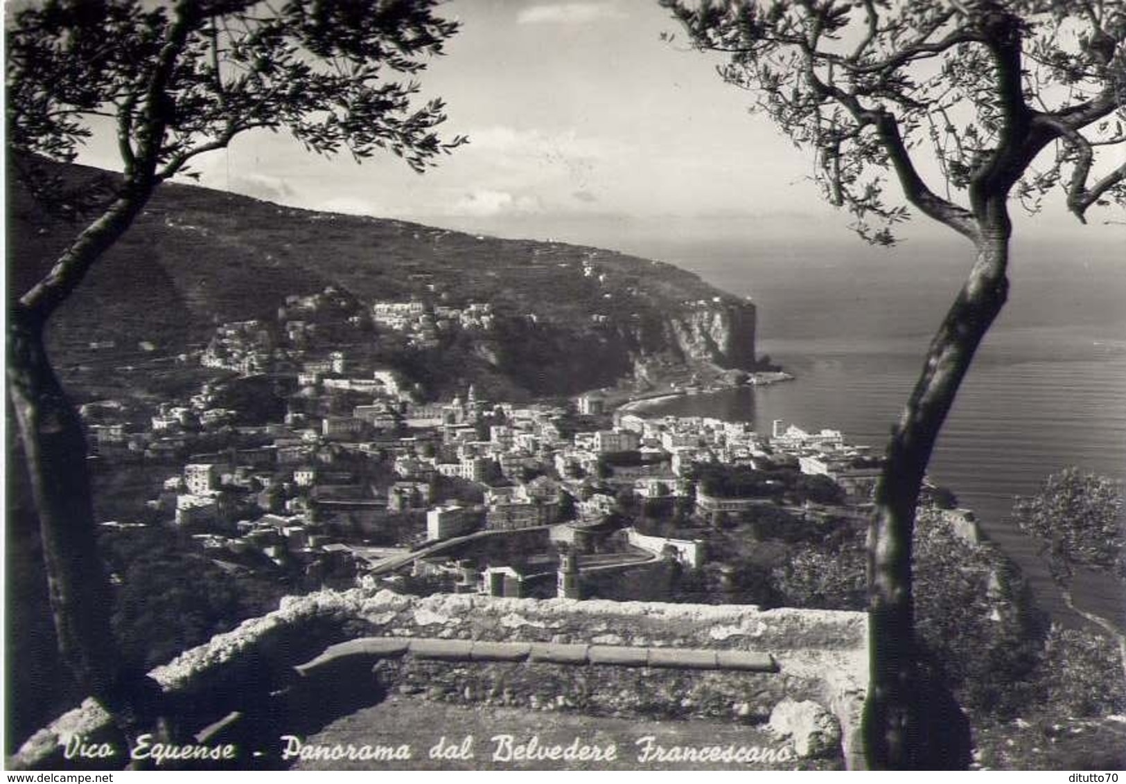 Vico Equense - Panorama Dal Belvedere Francescano - Formato Grande Viaggiata Mancante Di Affrancatura – E 14 - Other & Unclassified