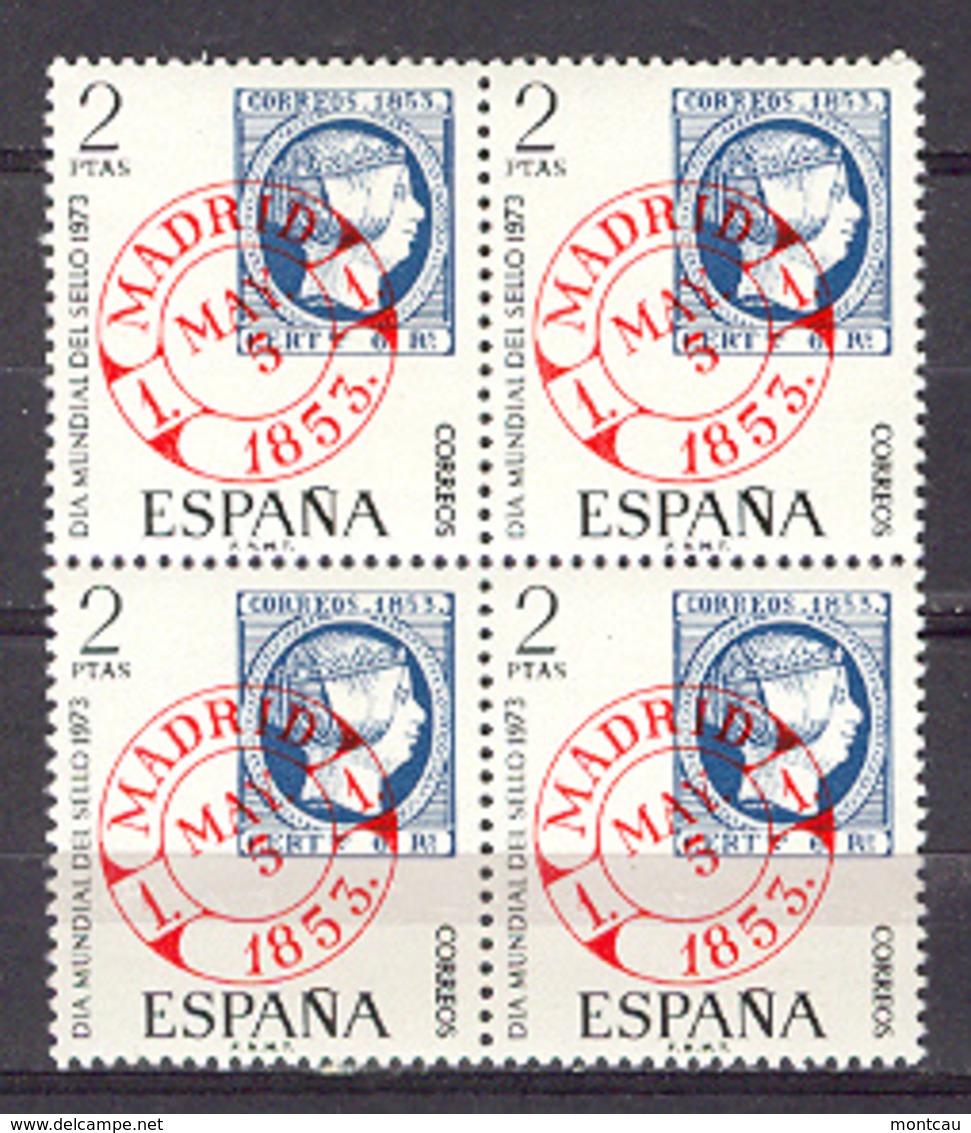 Spain 1973 - Dia Del Sello Ed 2127 Bloque (**) - Nuevos