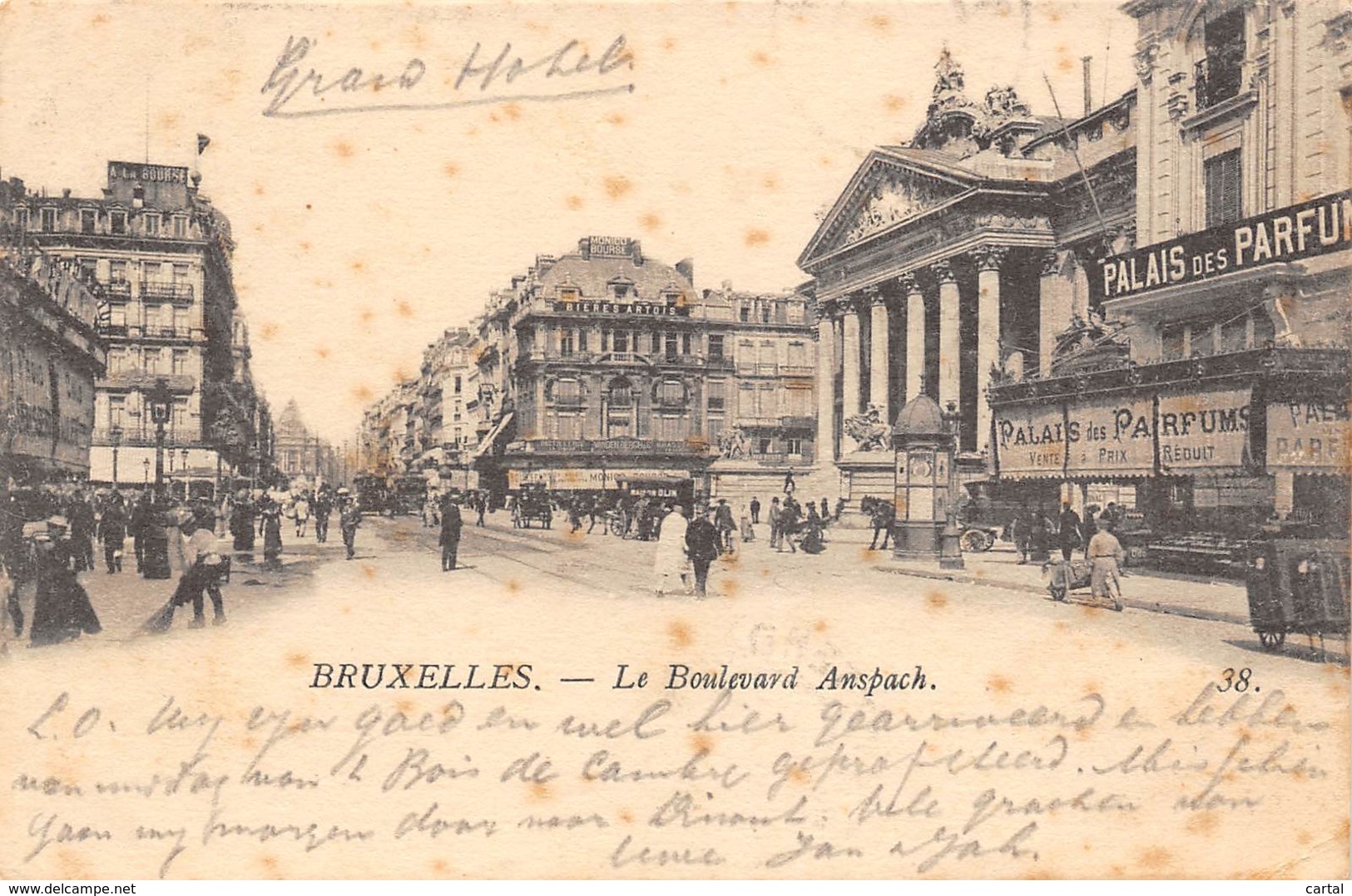 BRUXELLES - Le Boulevard Anspach - Avenues, Boulevards