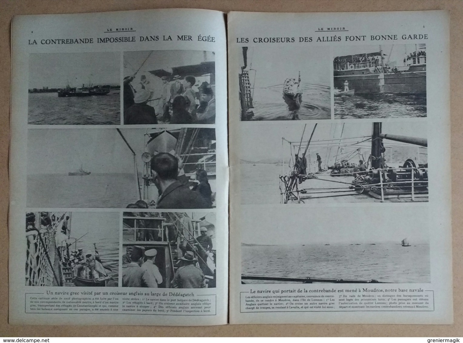 Le Miroir Du 3/10/1915 Général Foch - Les Raids De Nos Escadrilles - Spahis Marocains Dans Leurs Tranchées - Rutt - Gaz - Sonstige & Ohne Zuordnung