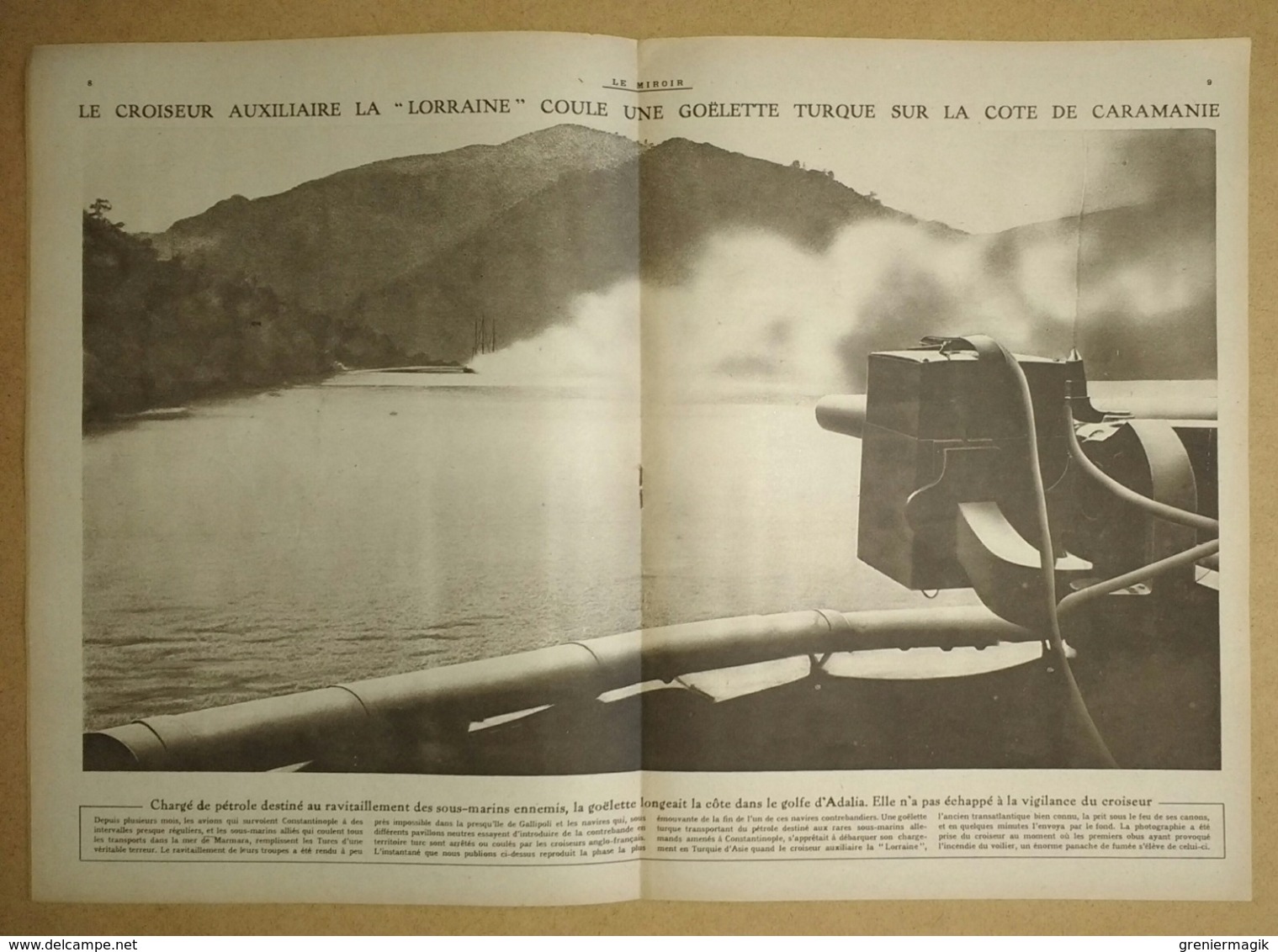 Le Miroir Du 3/10/1915 Général Foch - Les Raids De Nos Escadrilles - Spahis Marocains Dans Leurs Tranchées - Rutt - Gaz - Sonstige & Ohne Zuordnung