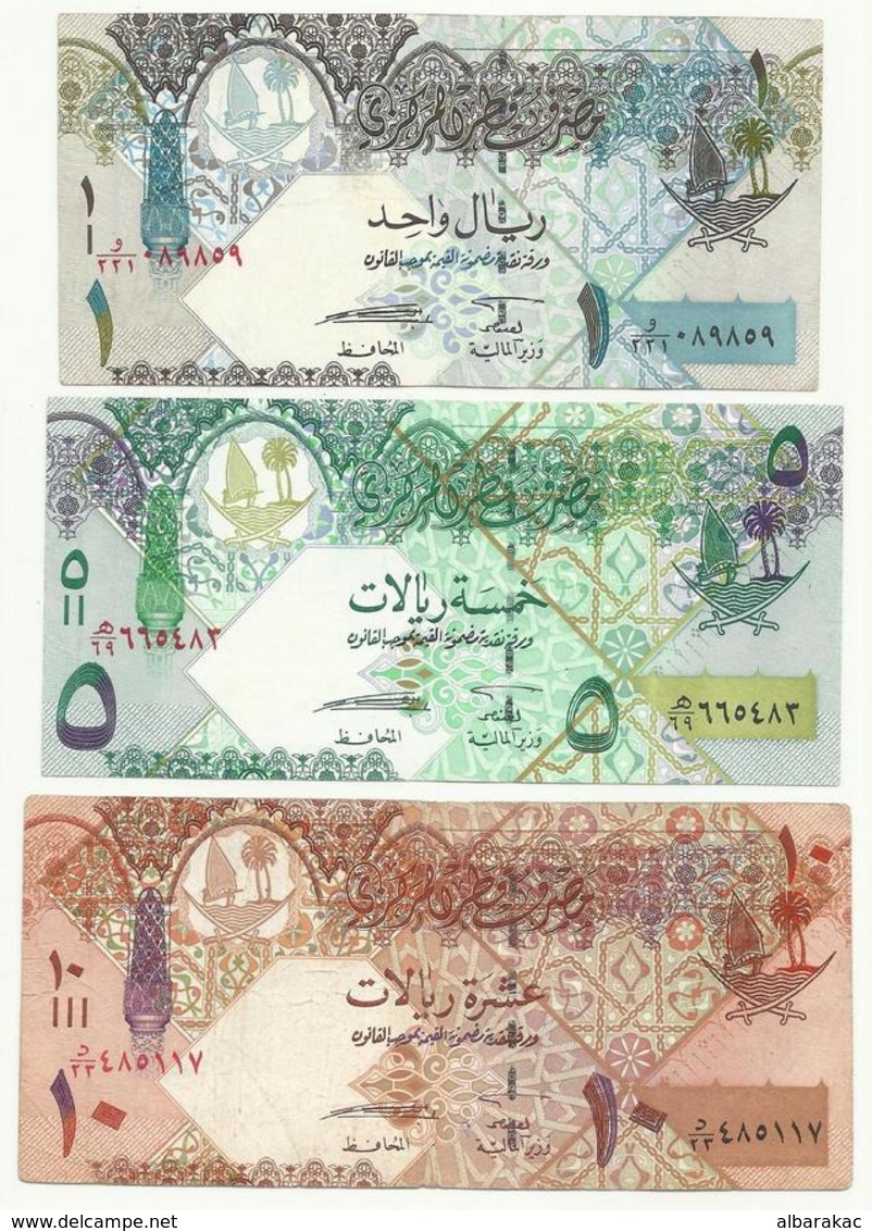 Qatar - 1 , 5 , 10 Riyals - Qatar