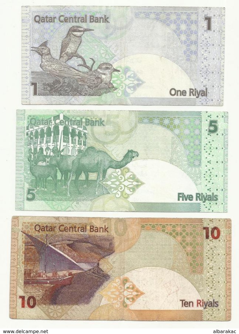 Qatar - 1 , 5 , 10 Riyals - Qatar