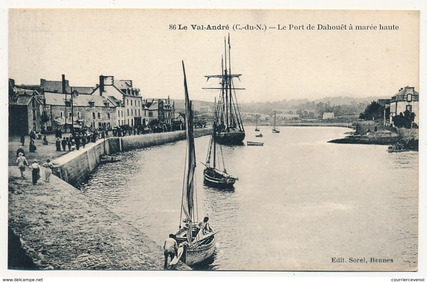 CPA - VAL-ANDRE (Côtes D'Armor) - Le Port De Dahouët à Marée Haute - Otros & Sin Clasificación