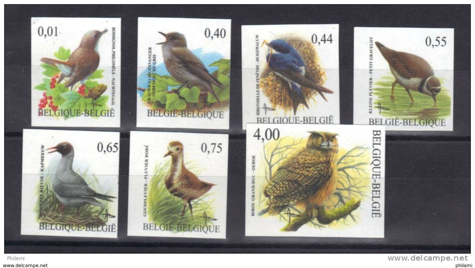 BELGIQUE COB 3264/70 ND, BUZIN. ** MNH (3TM71) - 1985-.. Birds (Buzin)