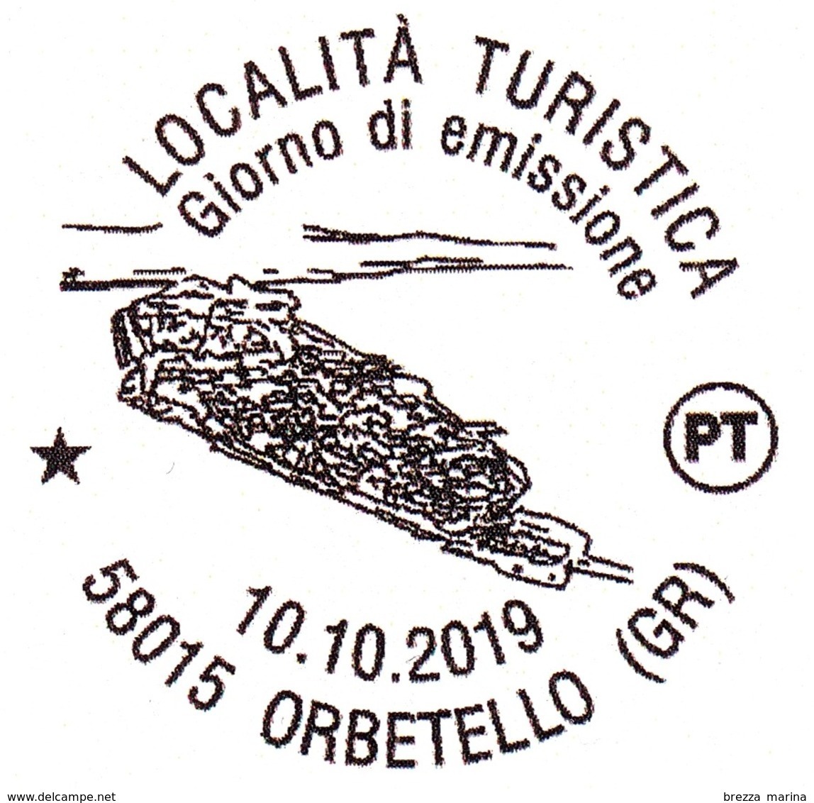 Nuovo - MNH - ITALIA - 2019 - Turismo – Orbetello (GR) – Toscana - Veduta Aerea - B - 2011-20:  Nuovi