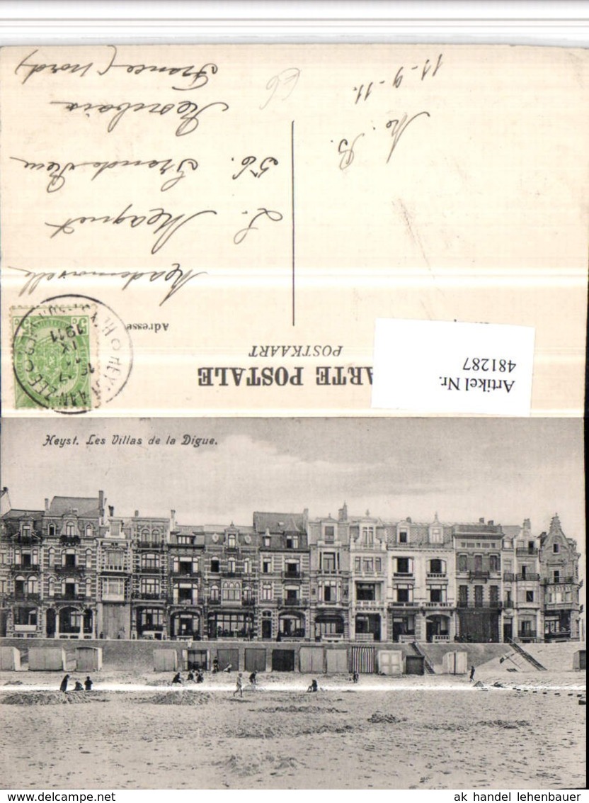 481287,Belgium Heyst Knokke-Heist Les Villas De La Digue Strand - Sonstige & Ohne Zuordnung