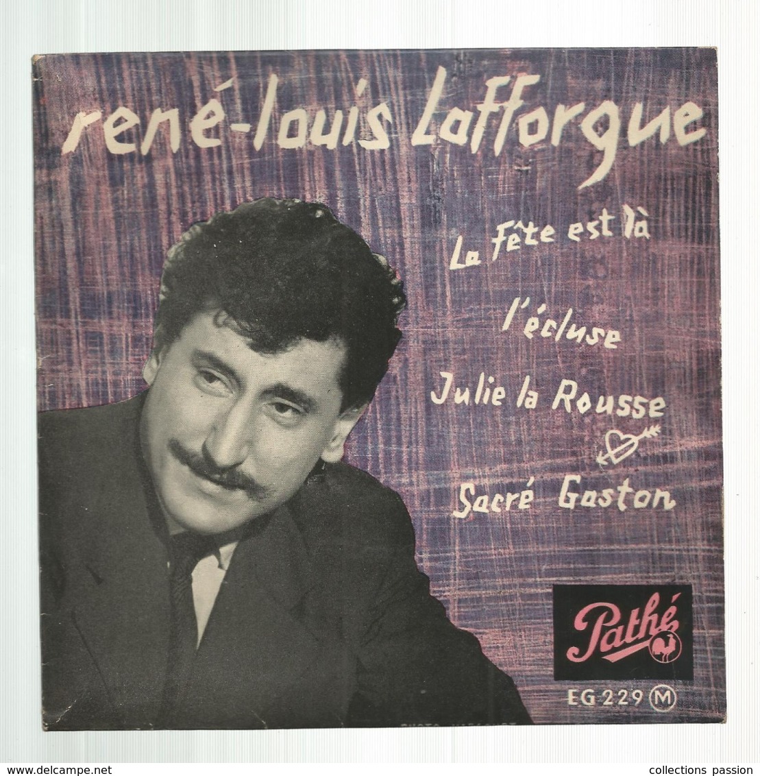 JC , 45 T ,vinyl , RENE-LOUIS LAFFORGUE , 2 Scans,  Frais Fr 3.50 E - Otros & Sin Clasificación