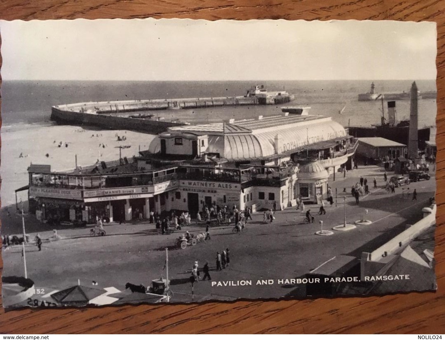 CPSM (format CPA), PAVILION AND HARBOUR PARADE, RAMSGATE , écrite En 1962, Timbre, Cachet - Ramsgate