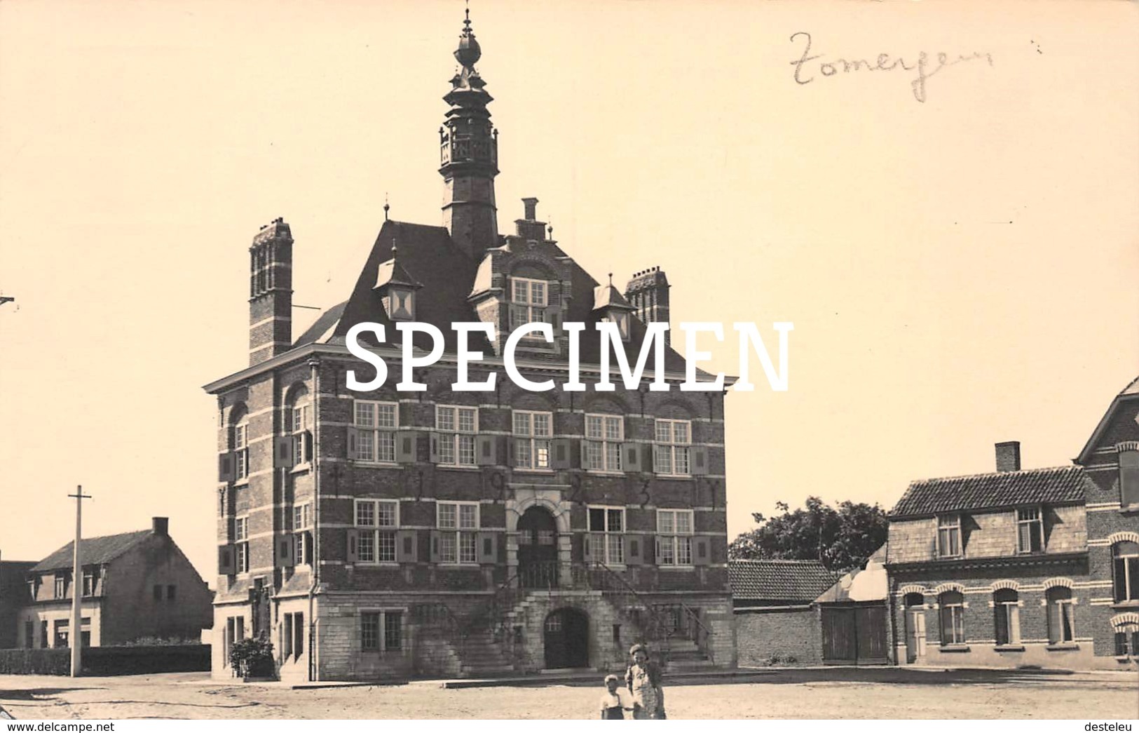 Fotokaart Gemeentehuis - Zomergem - Zomergem