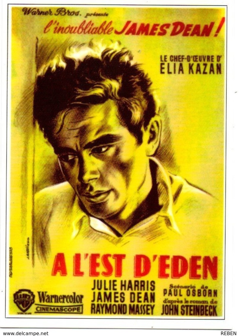 Réf. 331/ 1 CPM - A L'Est De L'Eden - Elia Kazan - James Dean - Julie Harris - Manifesti Su Carta