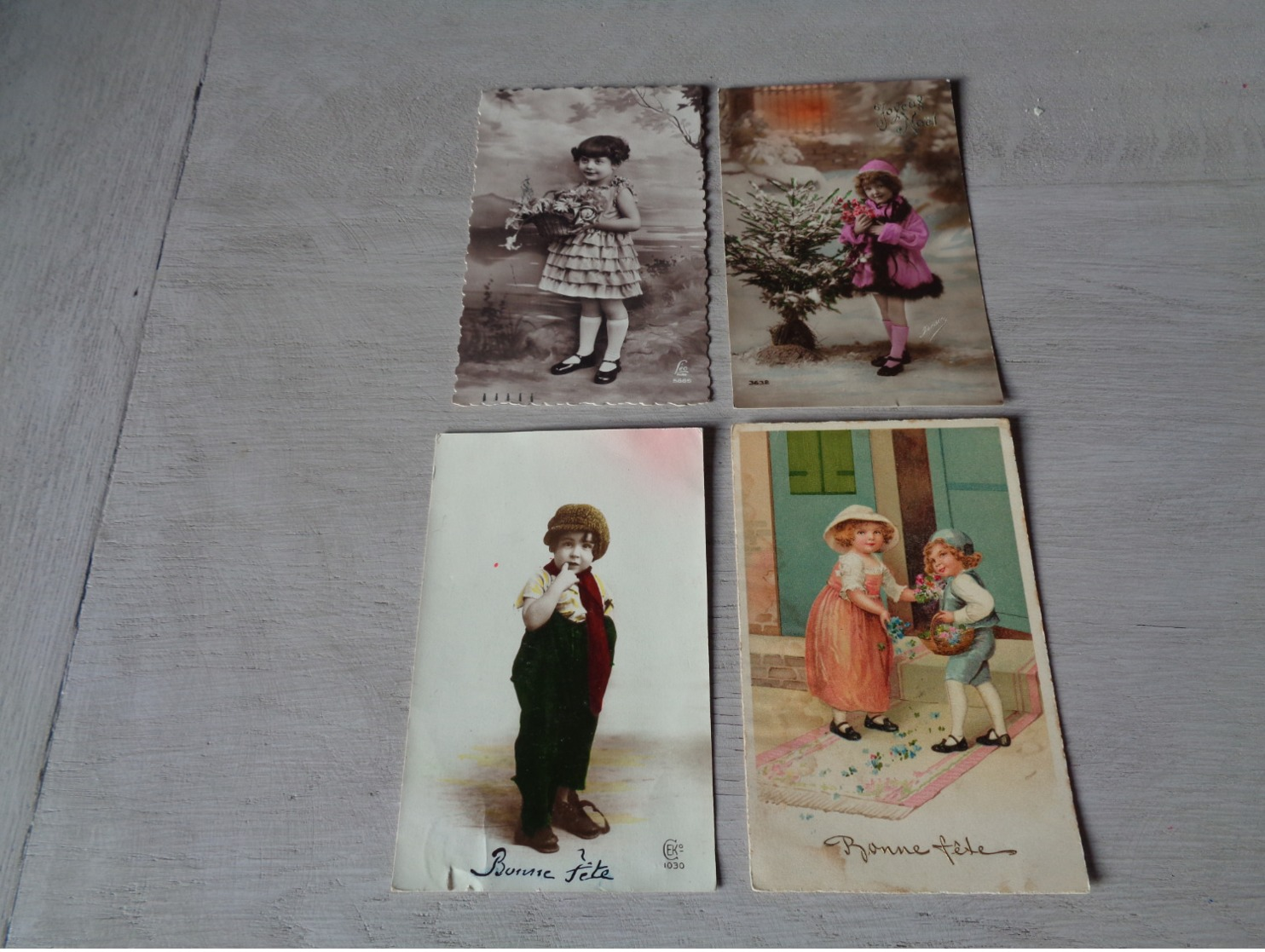 Beau lot de 60 cartes postales de fantaisie enfants  enfant      Mooi lot van 60 postkaarten van fantasie kinderen  kind