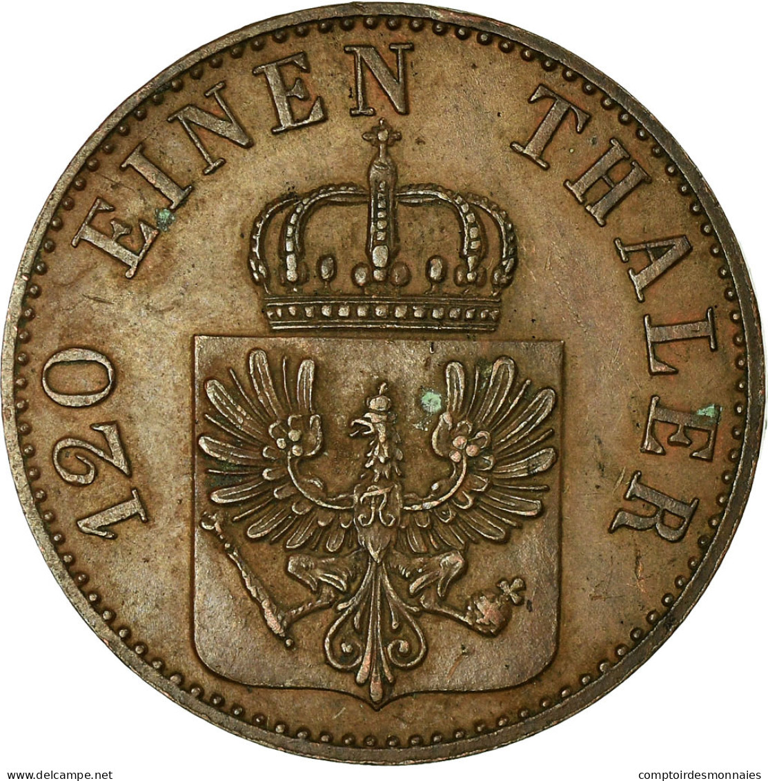 Monnaie, Etats Allemands, PRUSSIA, Friedrich Wilhelm IV, 3 Pfennig, 1853 - Monedas Pequeñas & Otras Subdivisiones