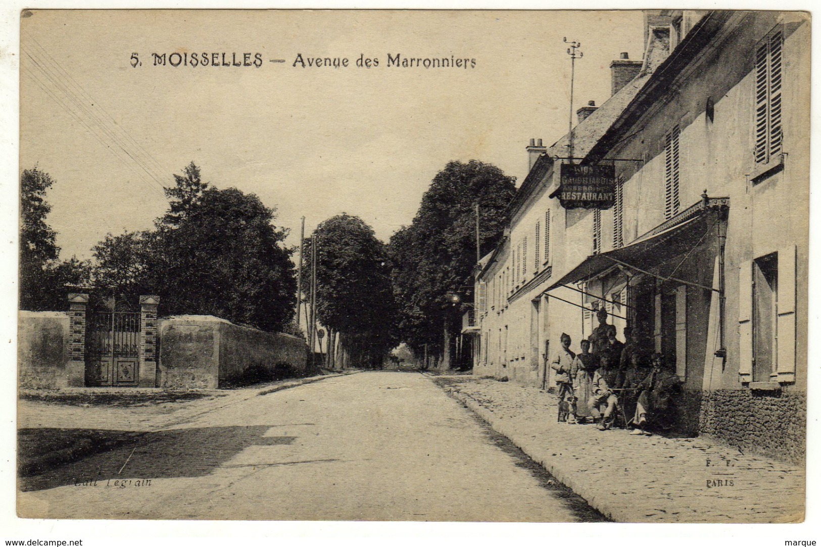 Cpa N° 5 MOISSELLES Avenue Des Marronniers - Moisselles