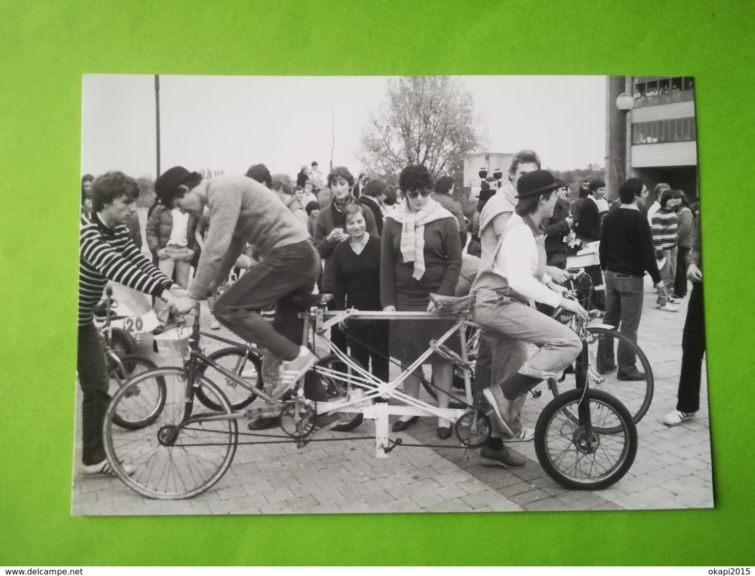 VÉLO BICÉPHALE VÉLO ÉTUDIANTS DROIT U. L. B AUX 24 HEURES VÉLO LOUVAIN - LA - NEUVE LEUVEN BRABANT FLAMAND BELGIQUE - Leuven