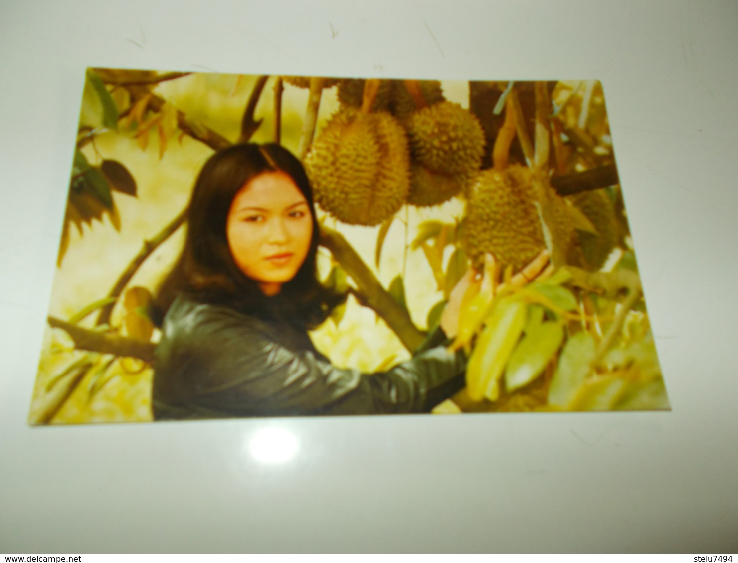 B744  Tailandia Durian Fruit Viaggiata Cm14x9 - Thailand