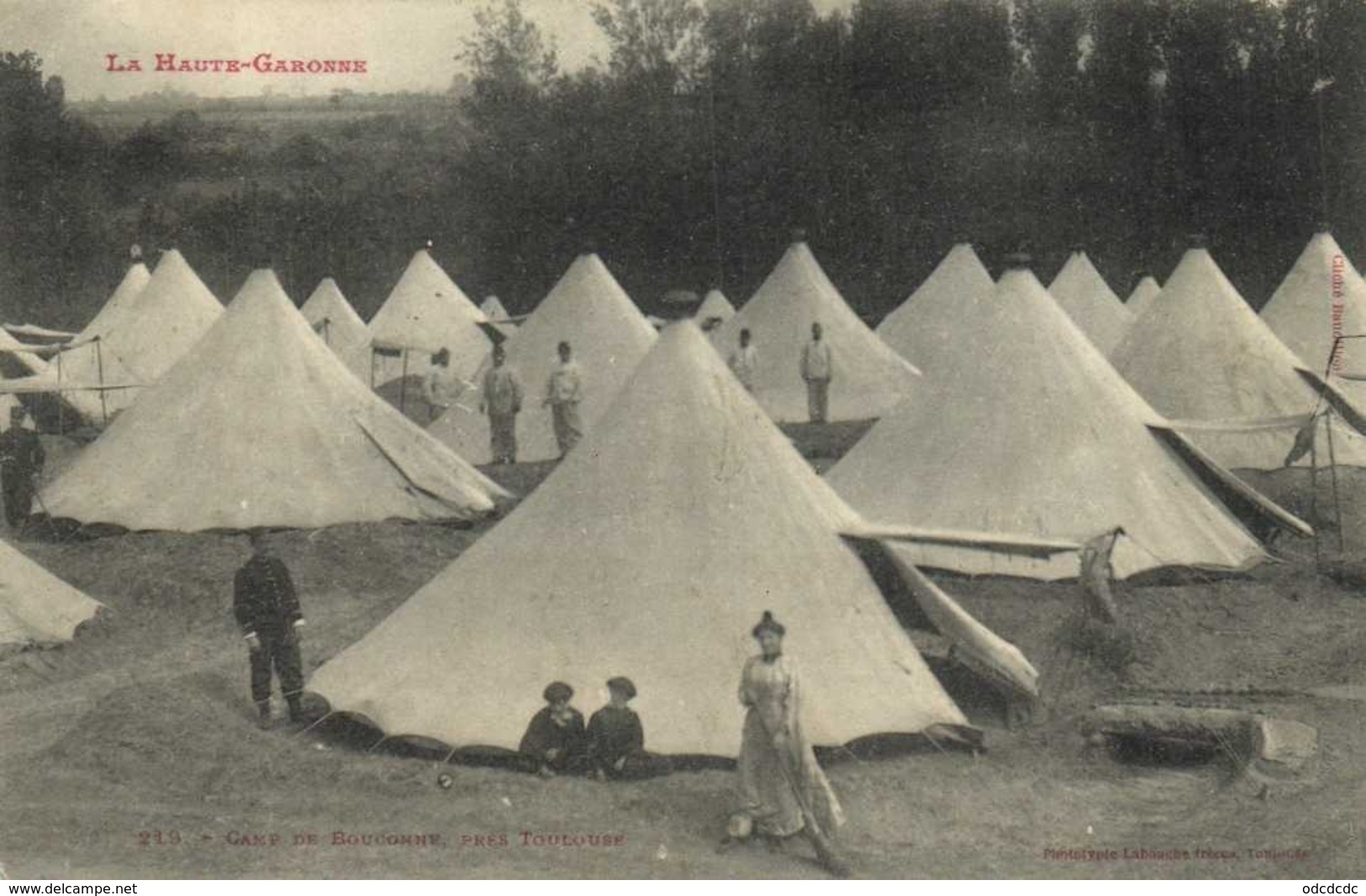 La Haute Garonne CAMP De BOUCONNE  Près Toulouse Les Tentes Madame Balaye  Labouche RV - Sonstige & Ohne Zuordnung