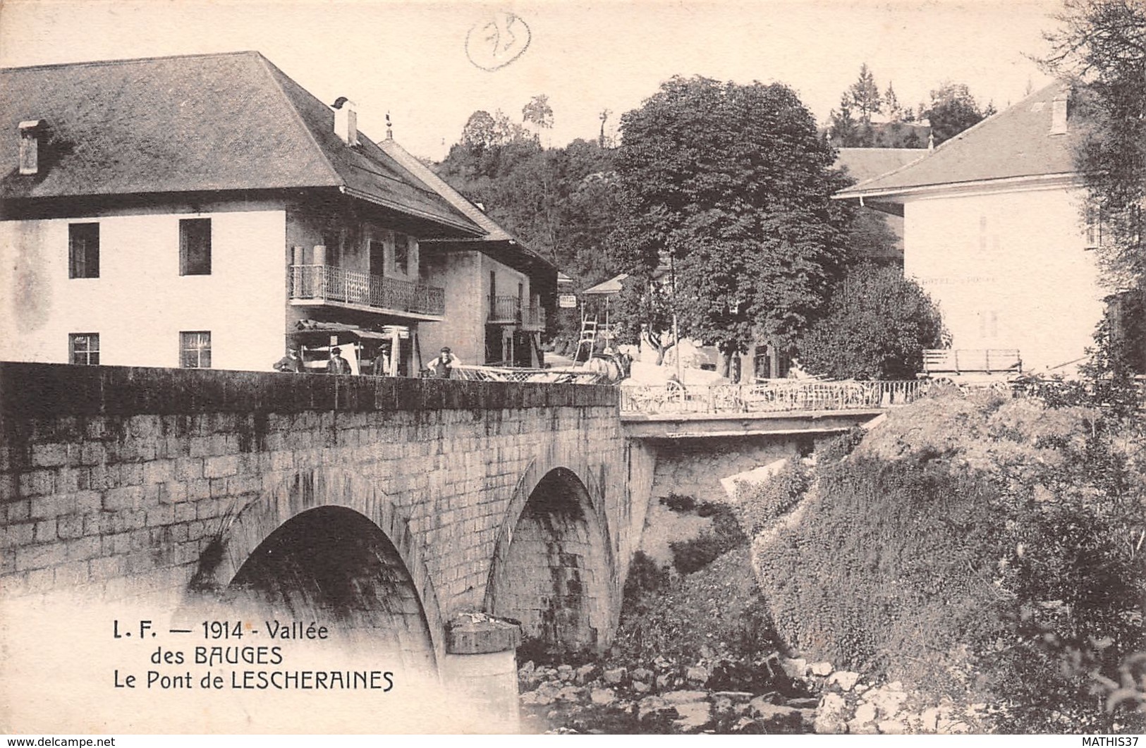 LE PONT DE LESCHERAINES VALLEE DES BAUGES  17-0238 - Other & Unclassified