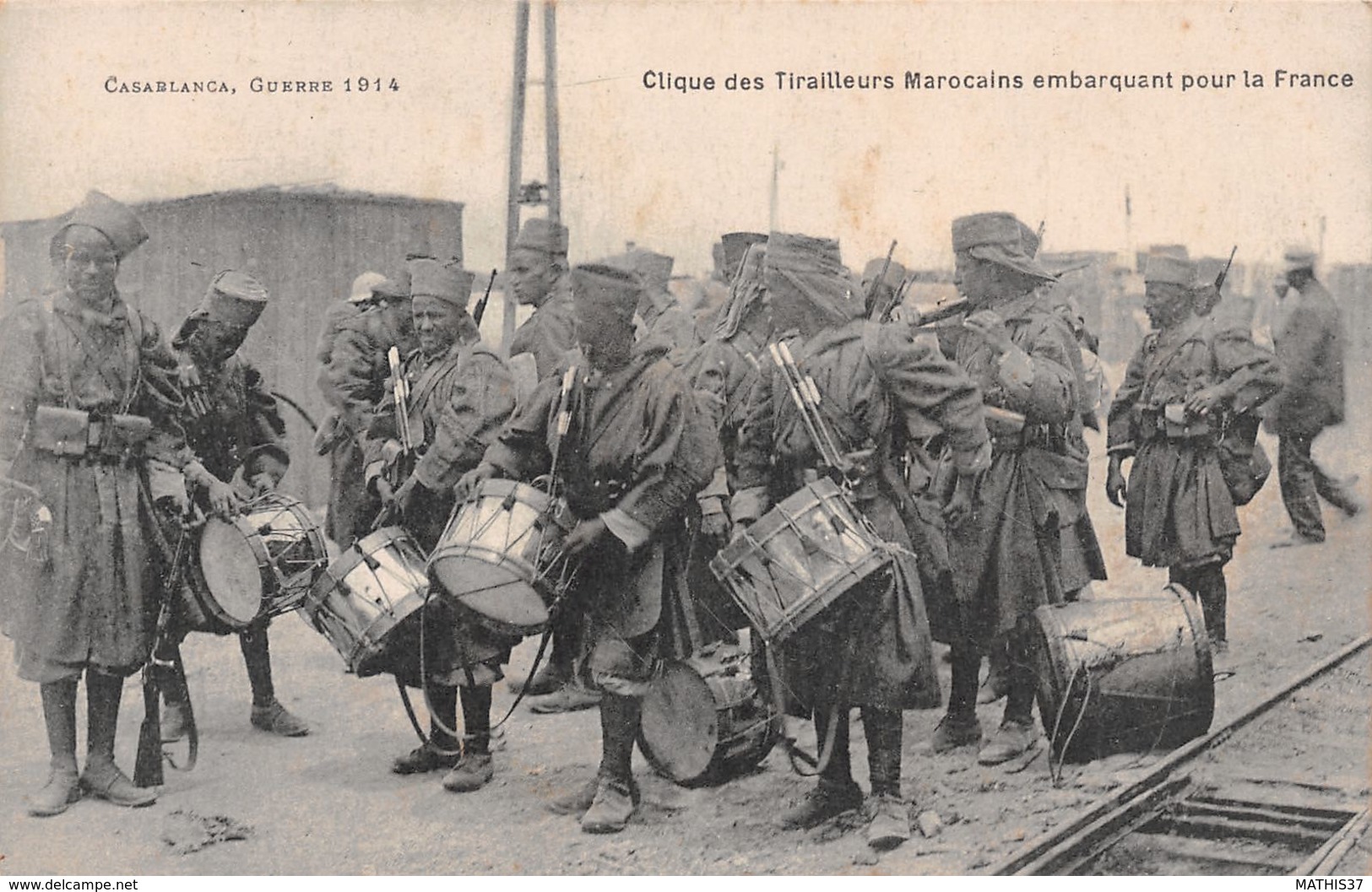 MILITARIA TIRAILLEURS MAROCAINS  17-0133 - Oorlog 1914-18