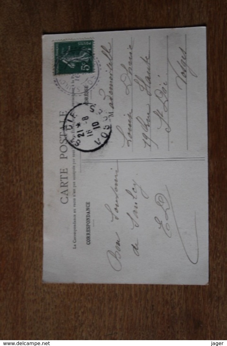Carte Postale Ancienne   VOSGES  LA GARE DE SAULCY SUR MEURTHE  BELLE ANIMATION 1910 - Altri & Non Classificati