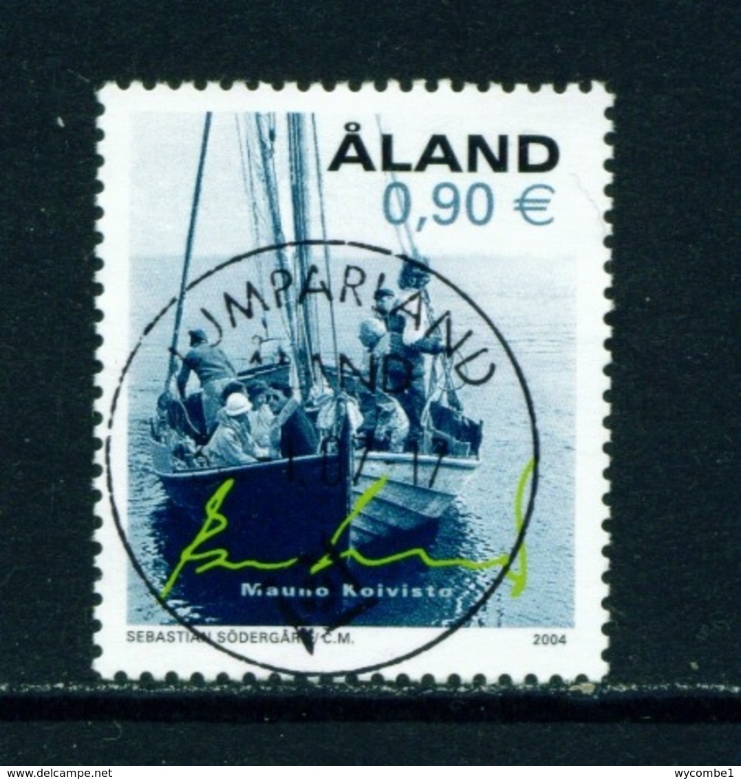 ALAND  -  2004 Mauno Koivisto 90c Used As Scan - Aland